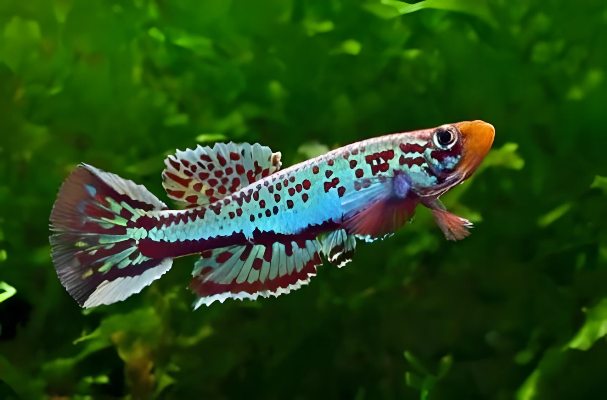 Fotografía del pez de acuario Aphyosemion cameronense