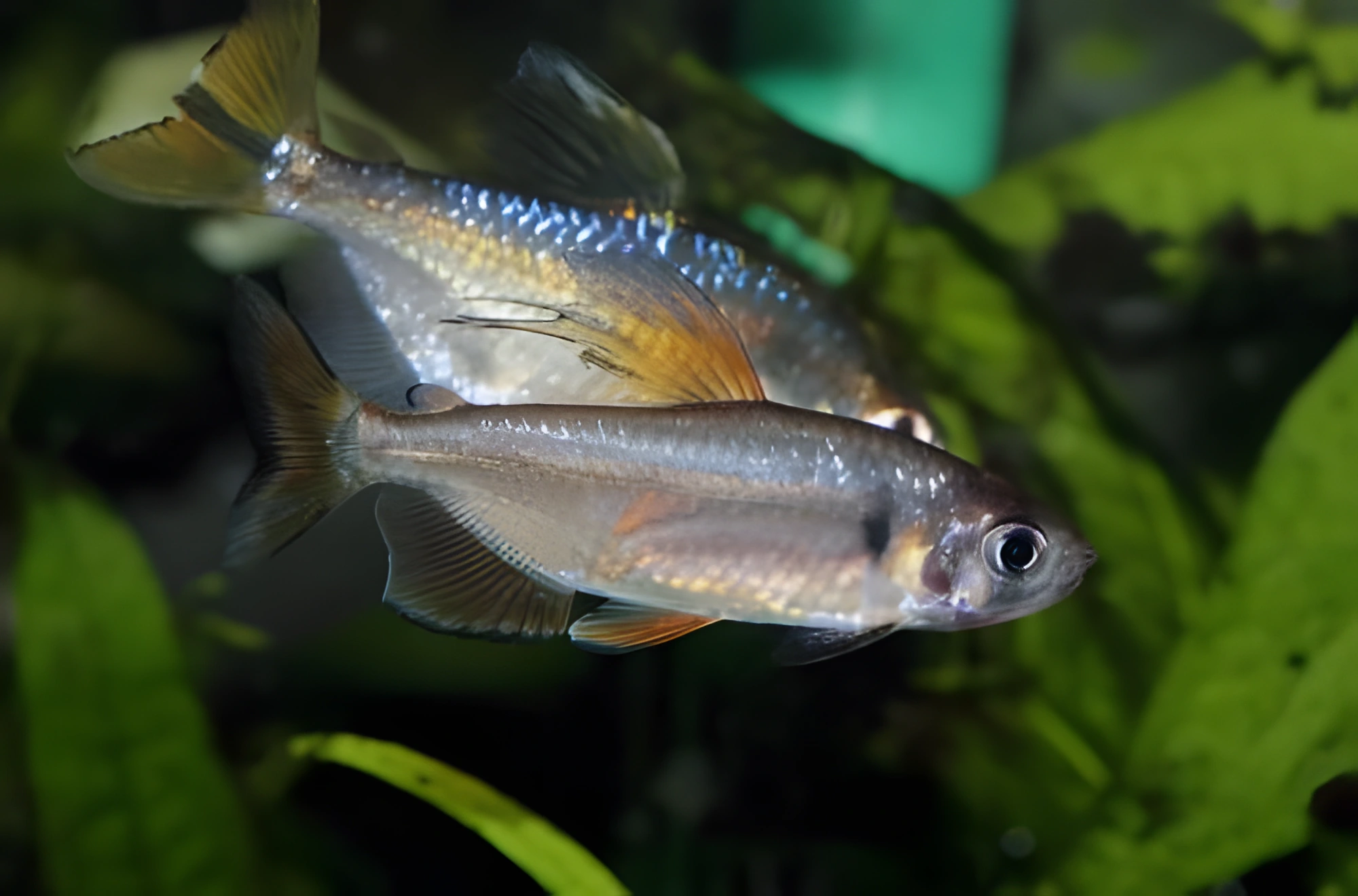 Fotografía del pez de acuario Alestopetersius rojo