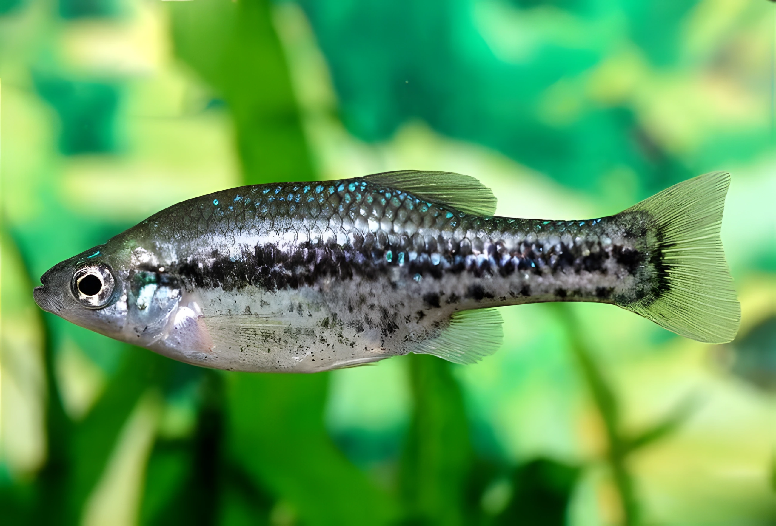 Fotografía del pez de acuario Ameca splendens