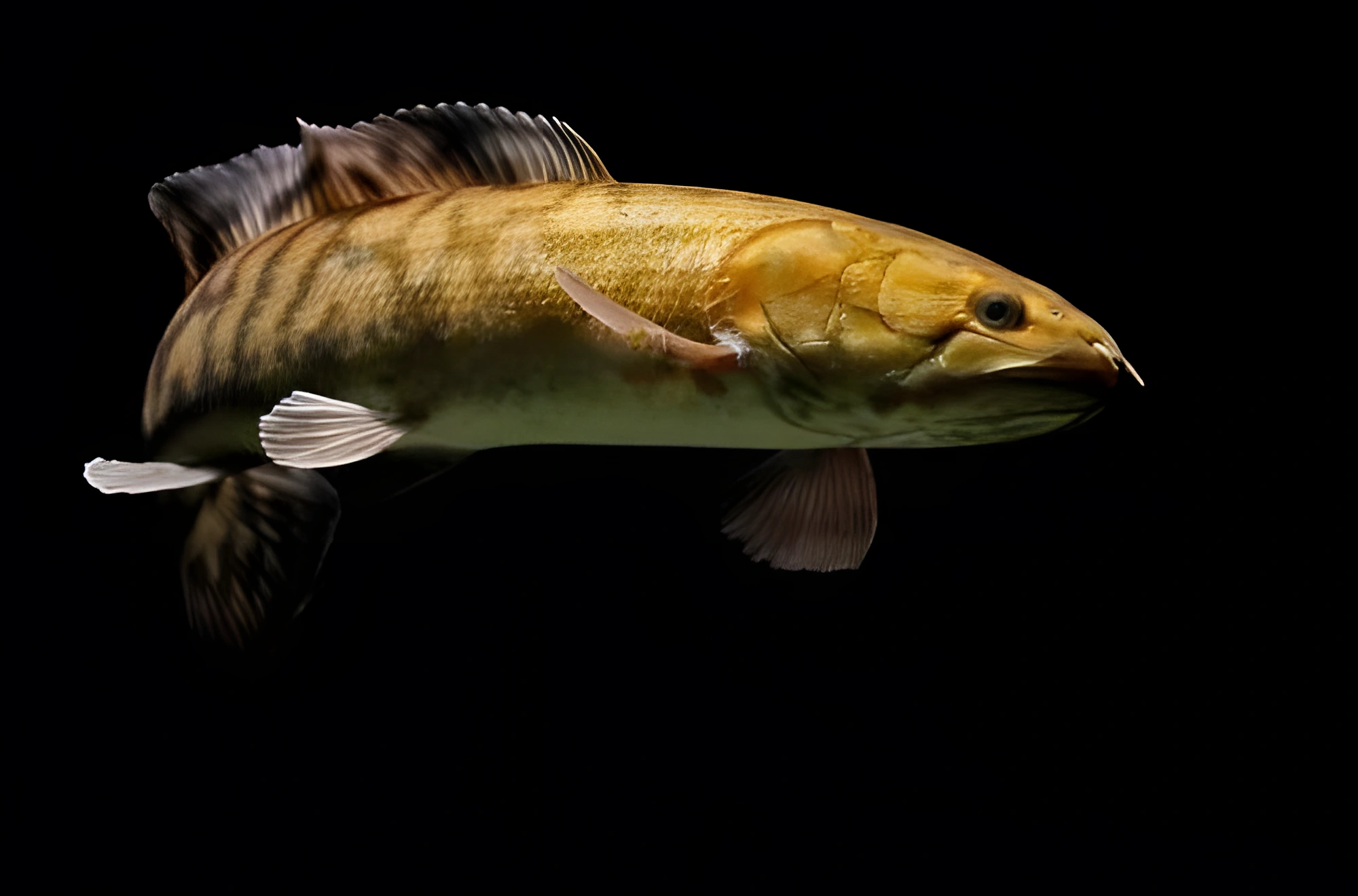 Fotografía del pez de acuario Amia
