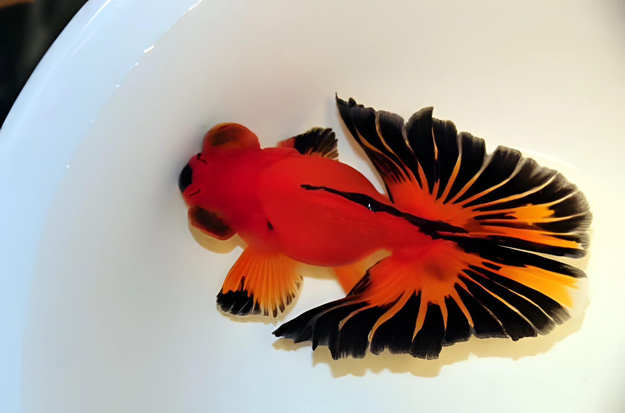 Fotografía del pez de acuario Mariposa