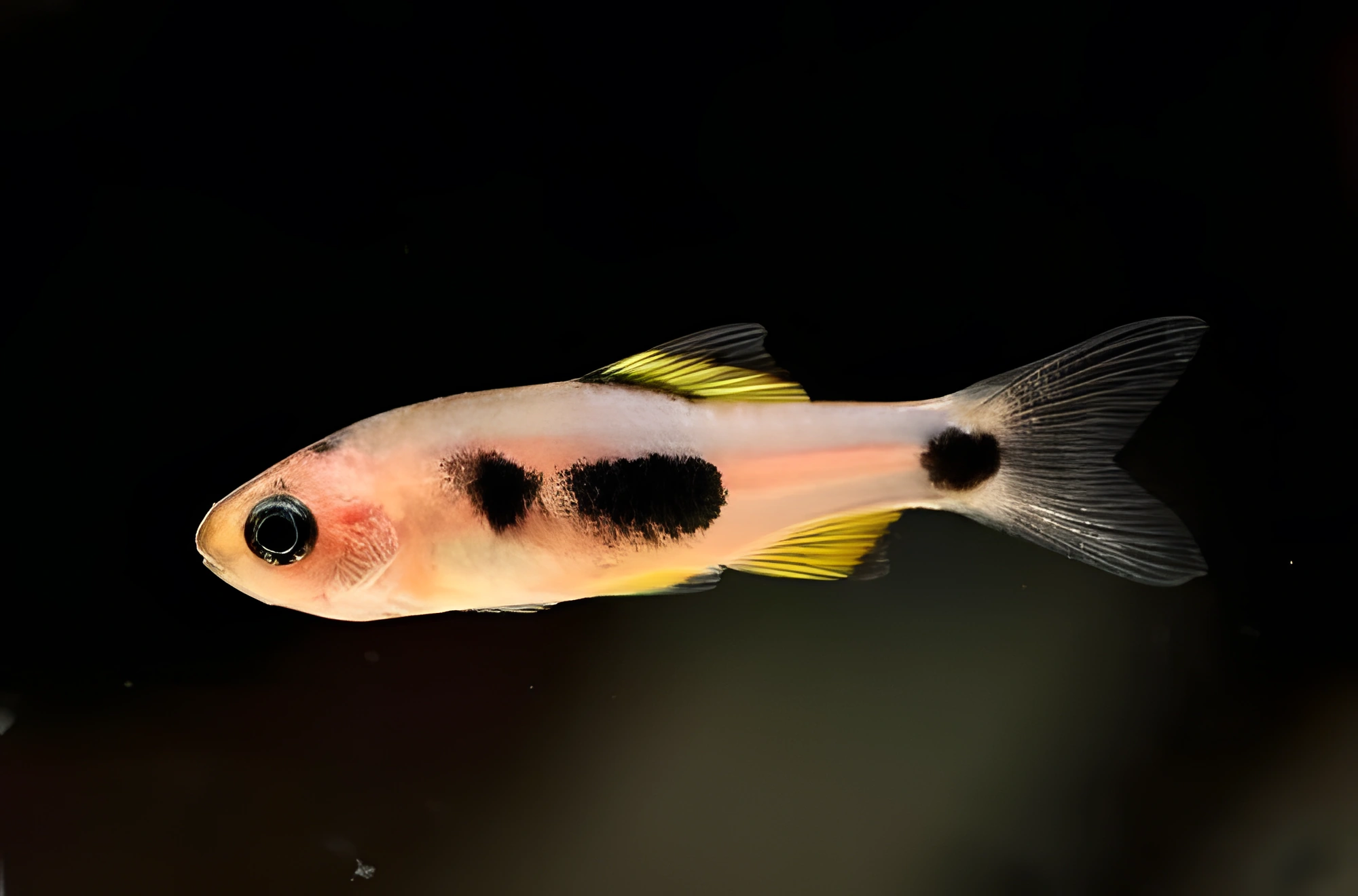 Fotografía del pez de acuario Barbo mariposa