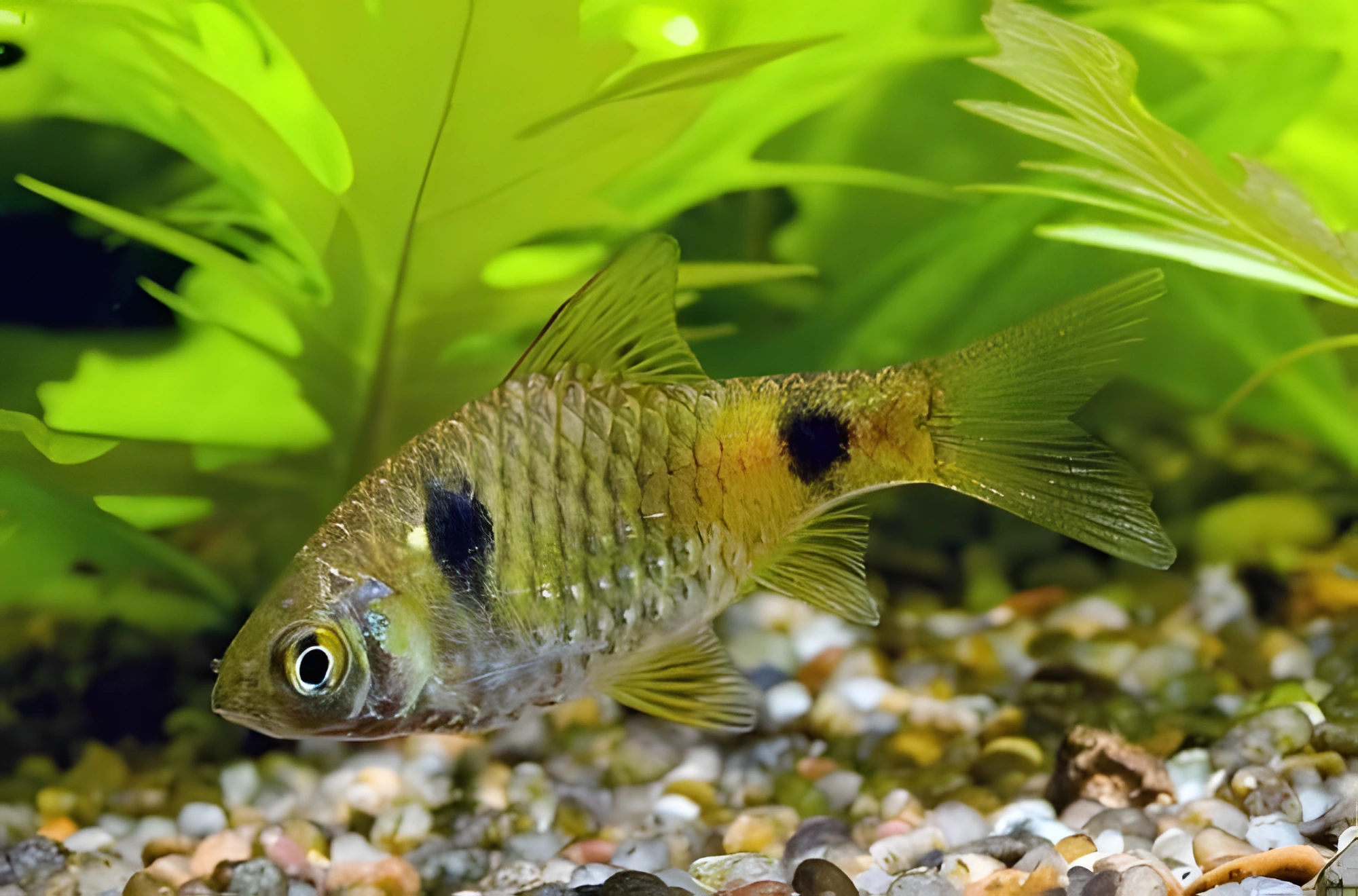 Fotografía del pez de acuario Barbo Didi