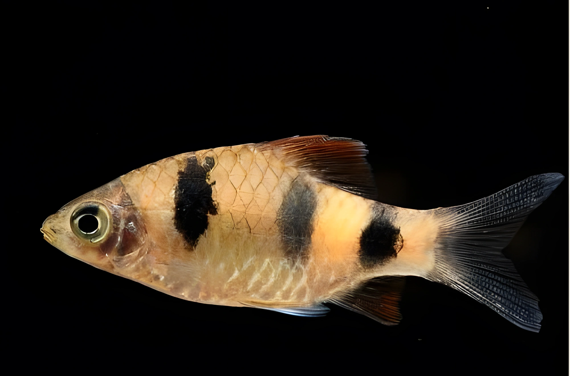 Fotografía del pez de acuario Barbo de Setnai