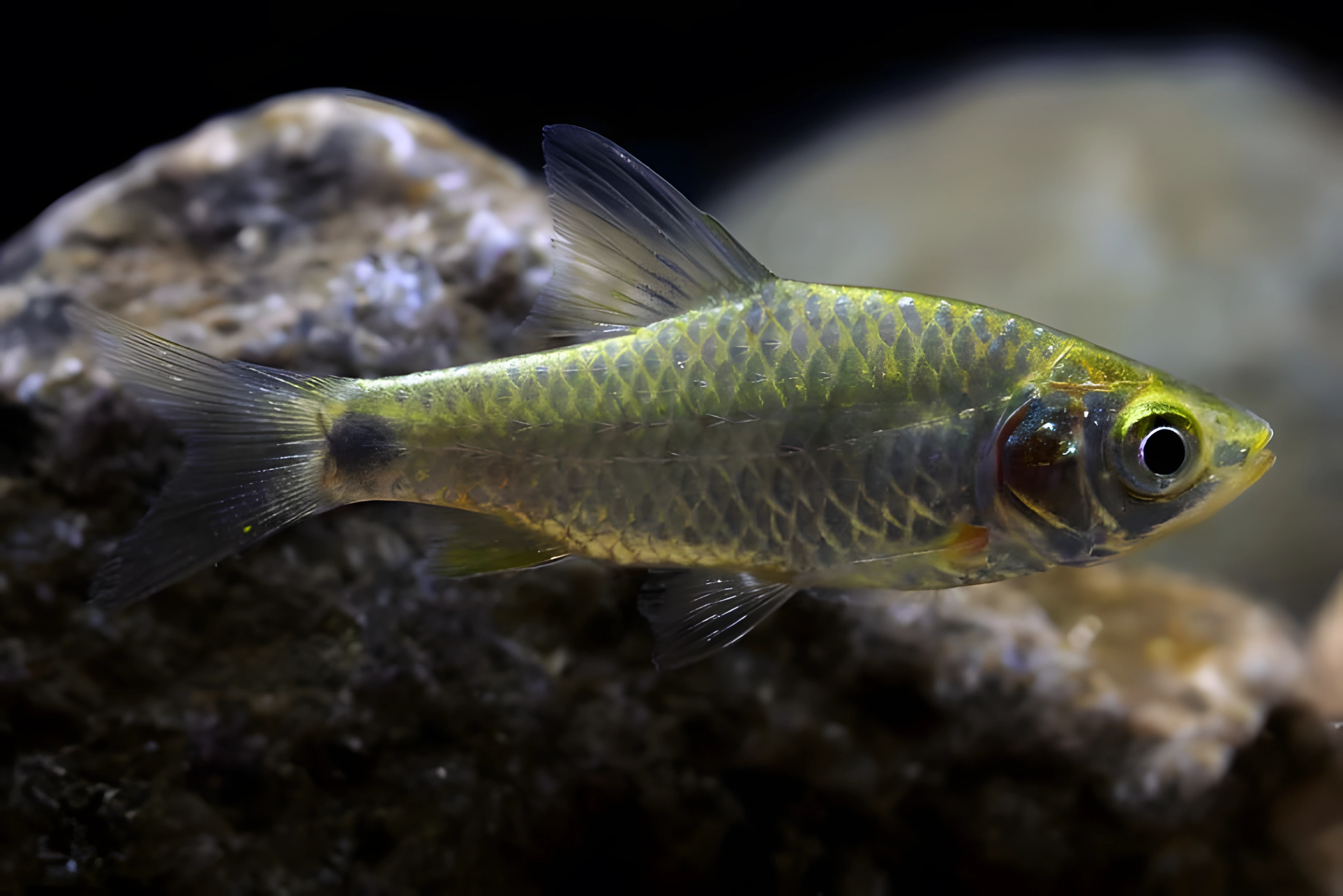 Fotografía del pez de acuario Barbo sofóre