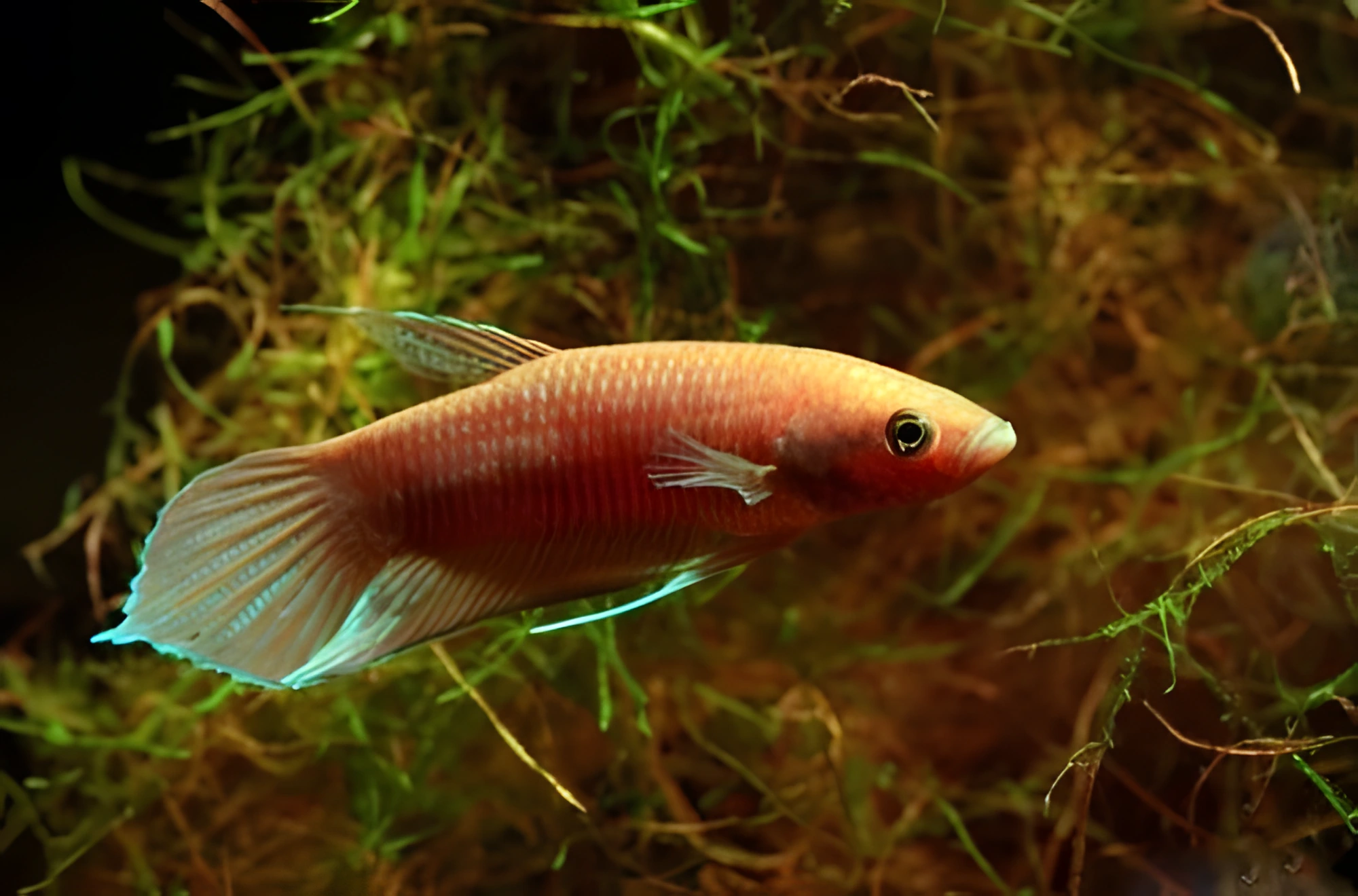 Fotografía del pez de acuario Betta akarensis