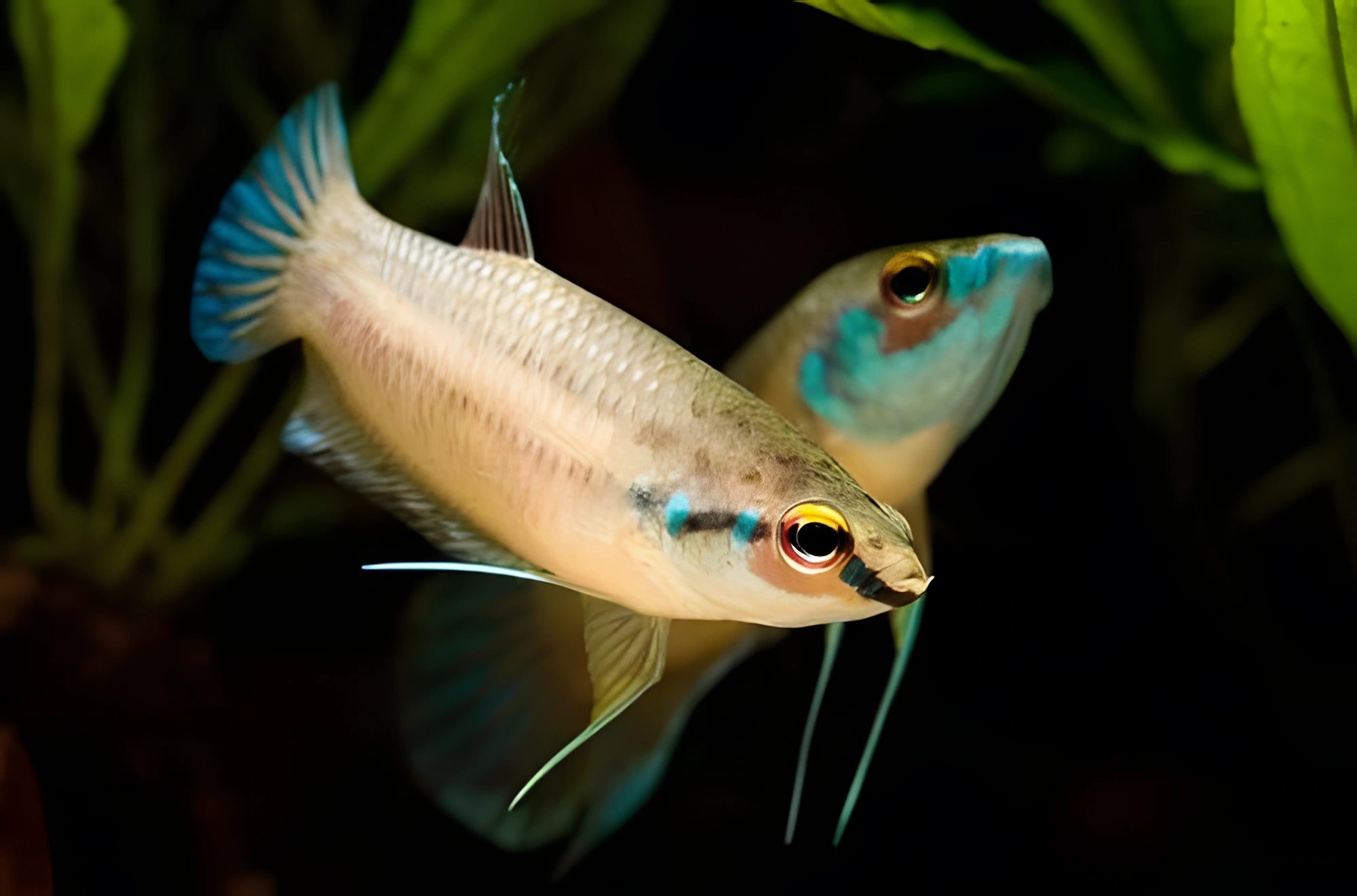 Fotografía del pez de acuario Betta kuehnei