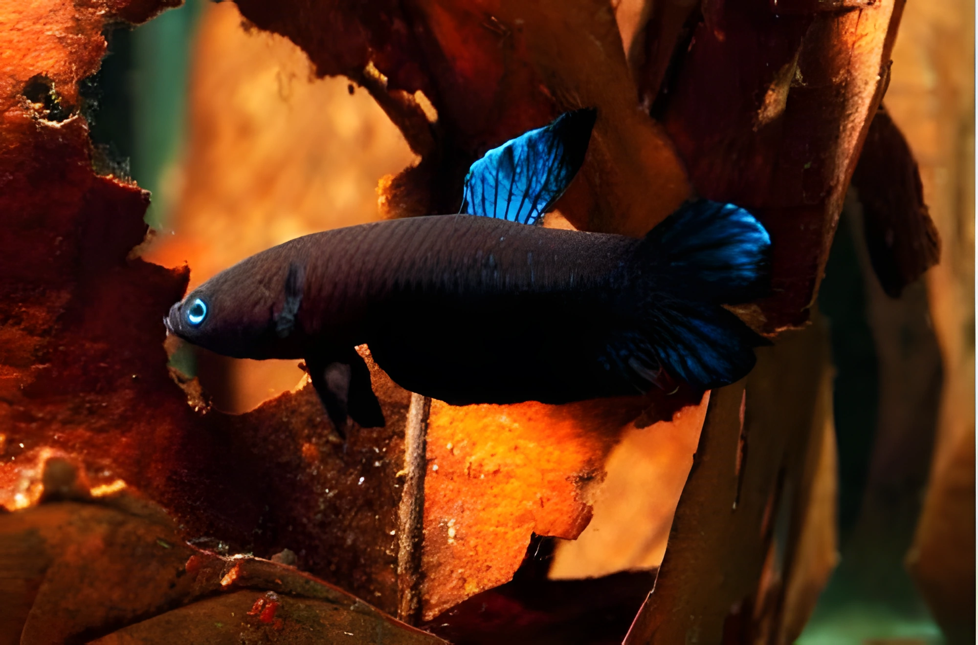 Fotografía del pez de acuario Betta persephone