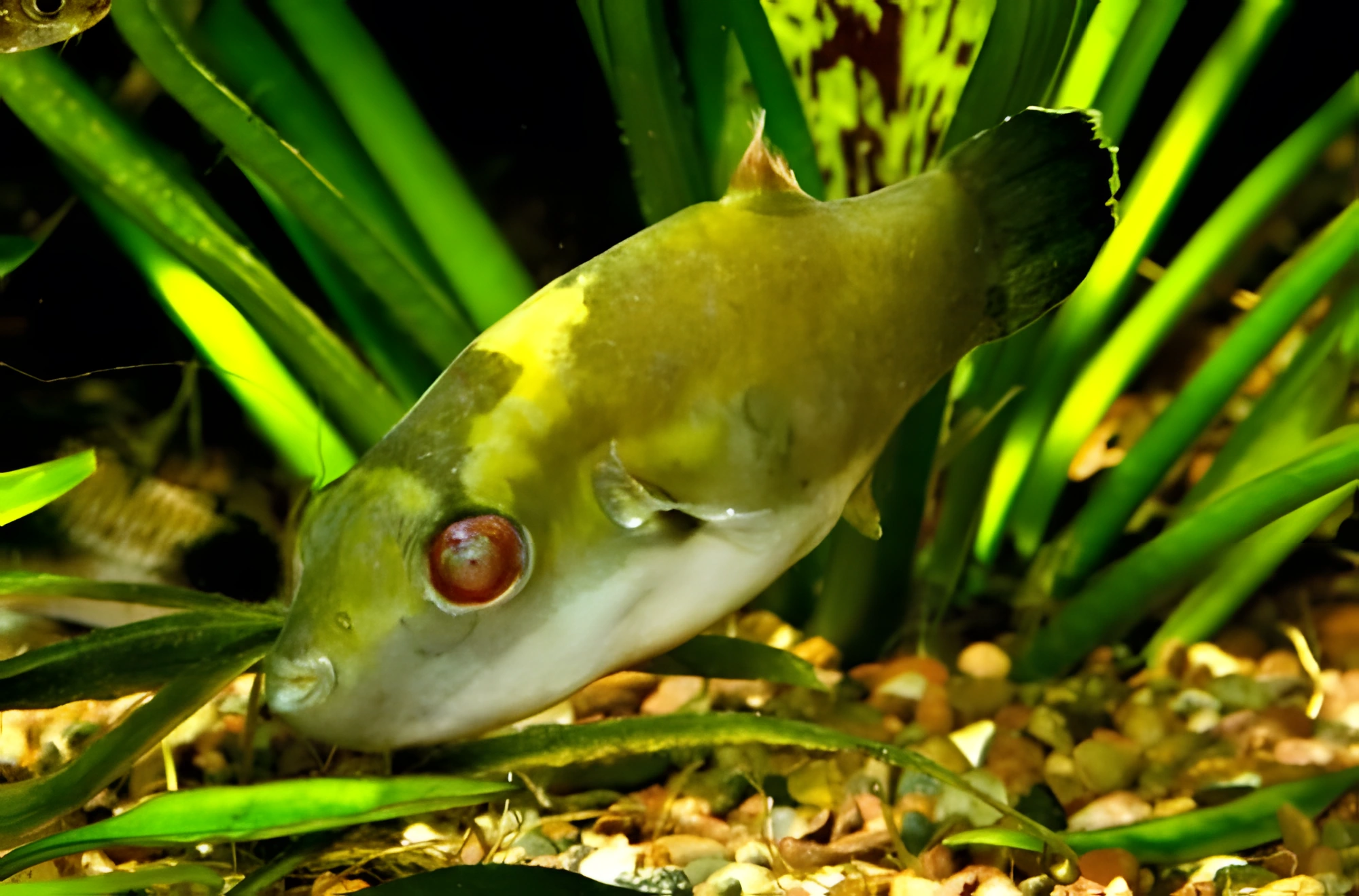 Fotografía del pez de acuario Pez globo de Borneo