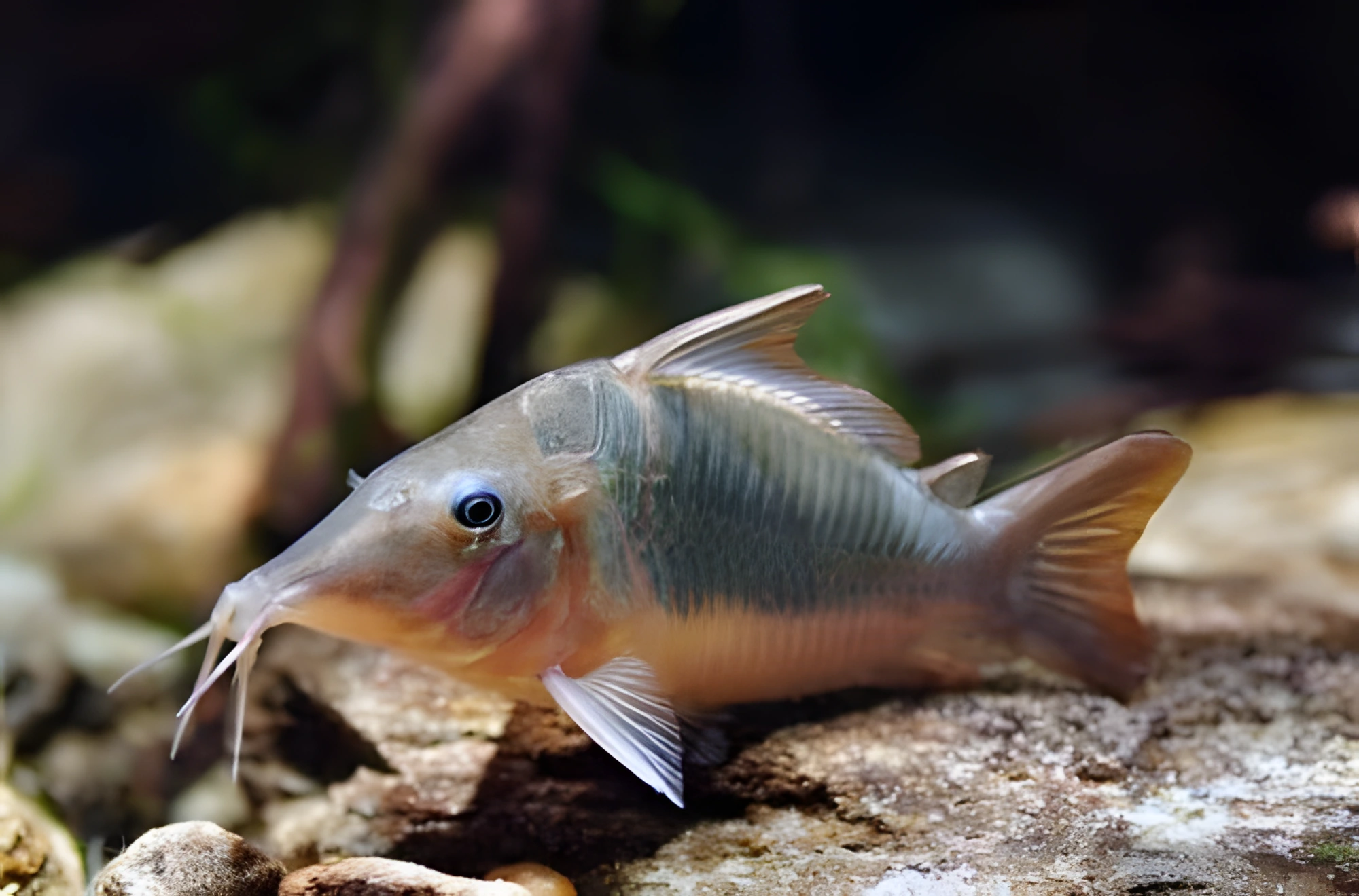 Fotografía del pez de acuario Brochis de nariz larga
