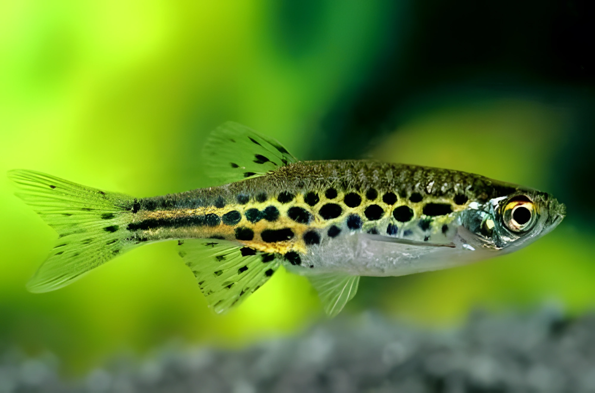 Fotografía del pez de acuario Danio Tinwini