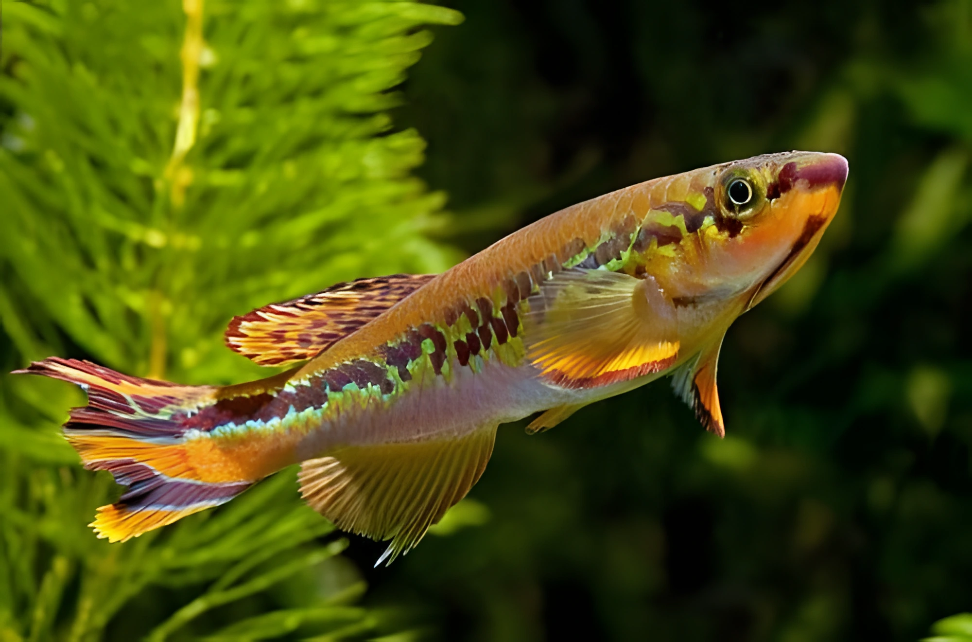 Fotografía del pez de acuario Killis del Delta