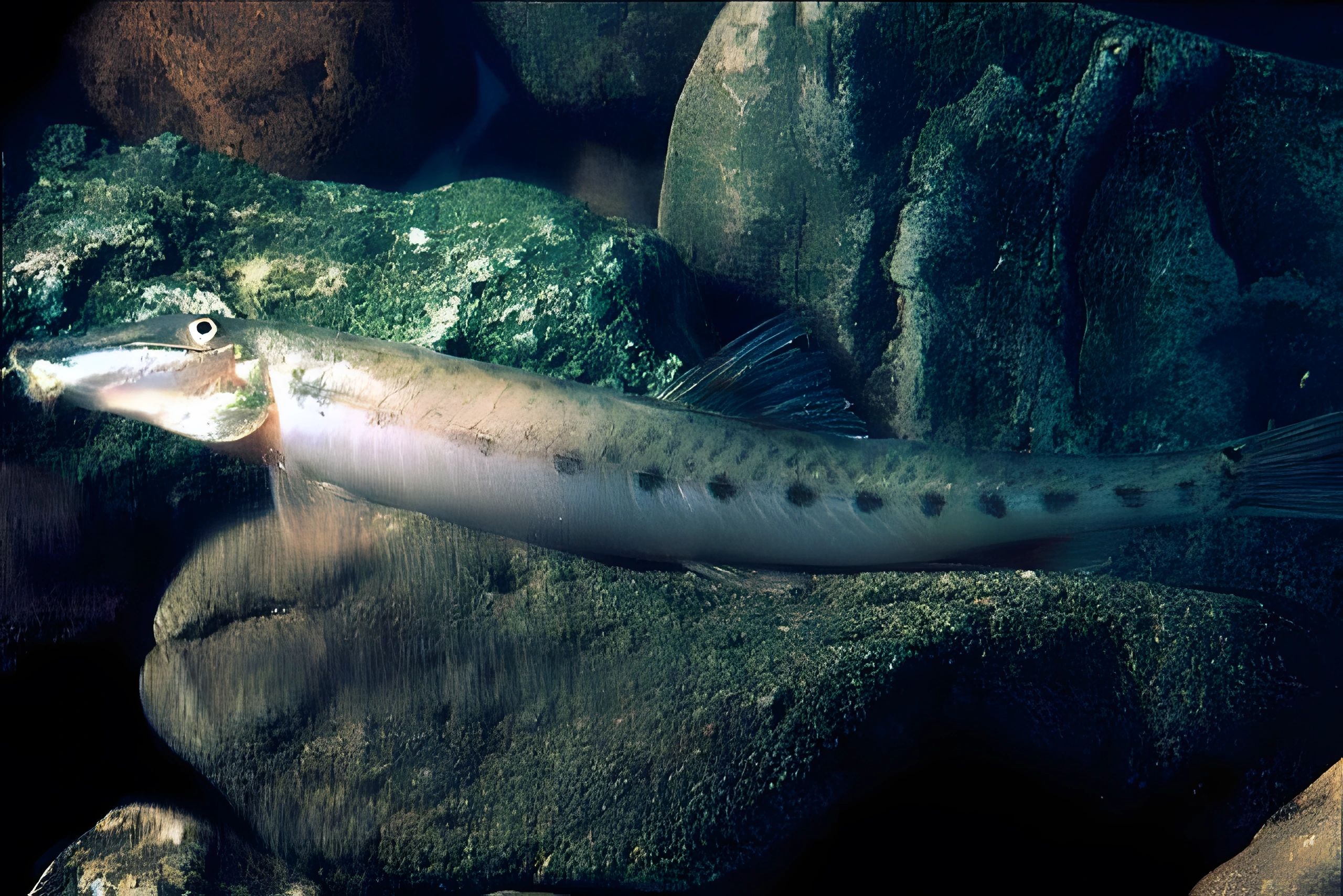Fotografía del pez de acuario Locha de nariz larga
