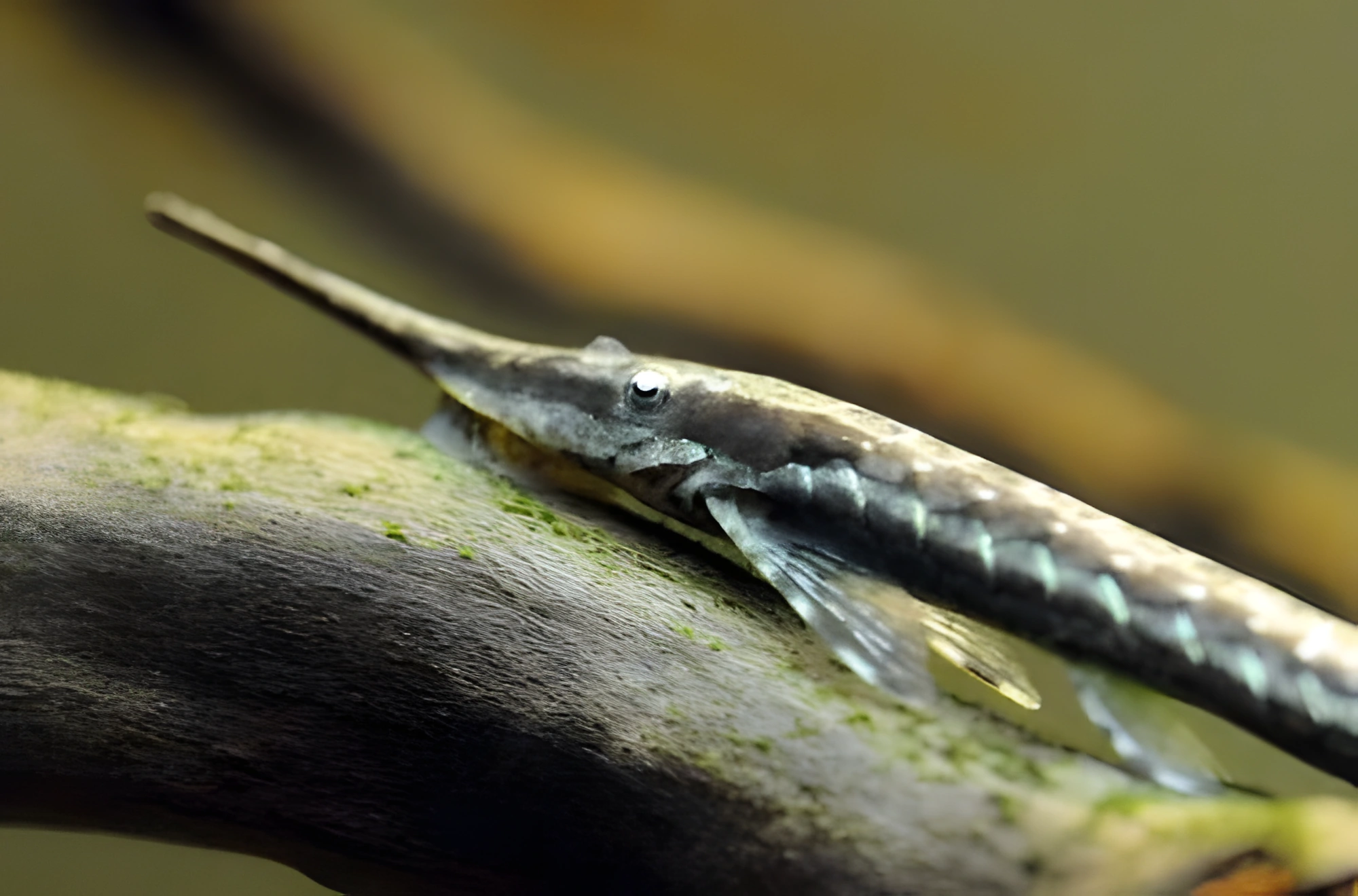 Fotografía del pez de acuario Farlowella