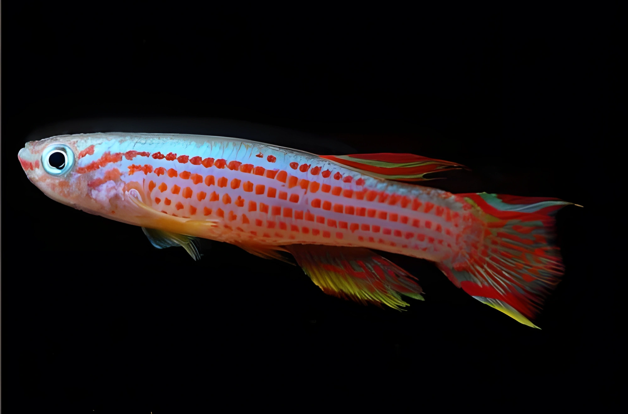 Fotografía del pez de acuario Killi de Gabón