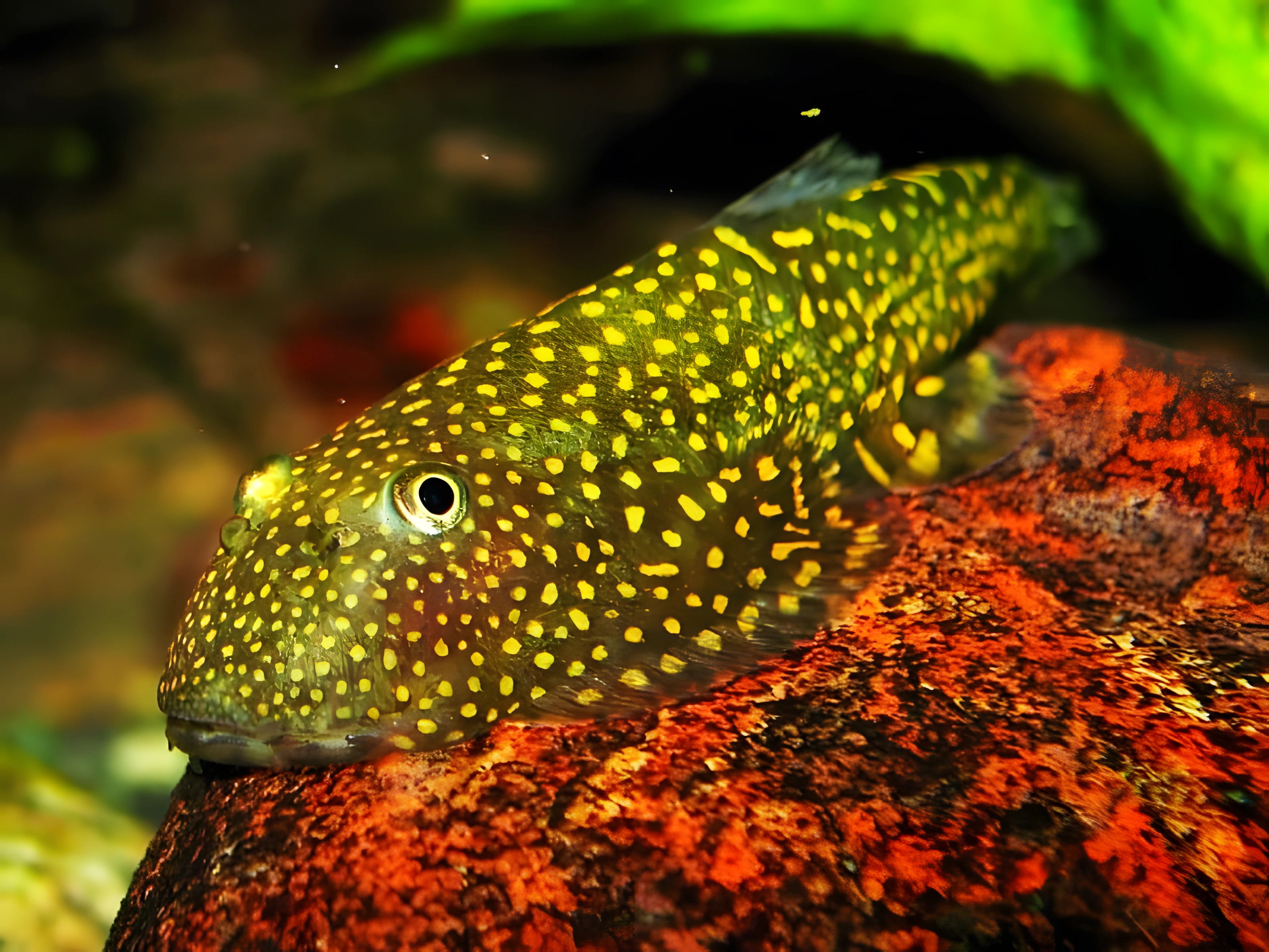Fotografía del pez de acuario Gastromyzon stellatus