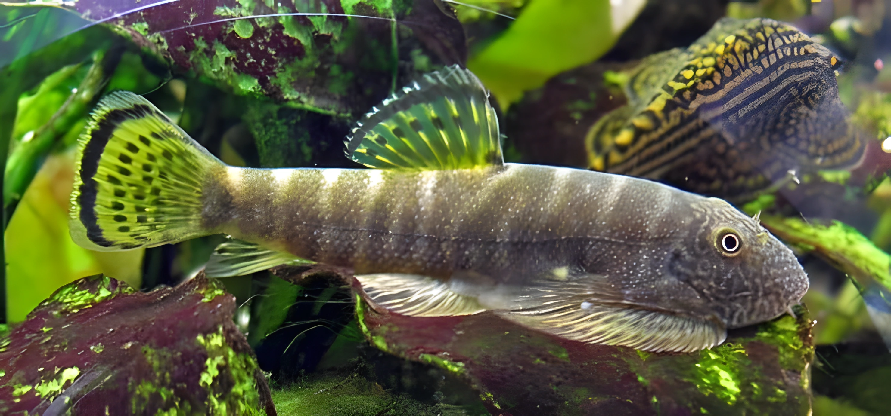 Fotografía del pez de acuario Gastromyzon viriosus