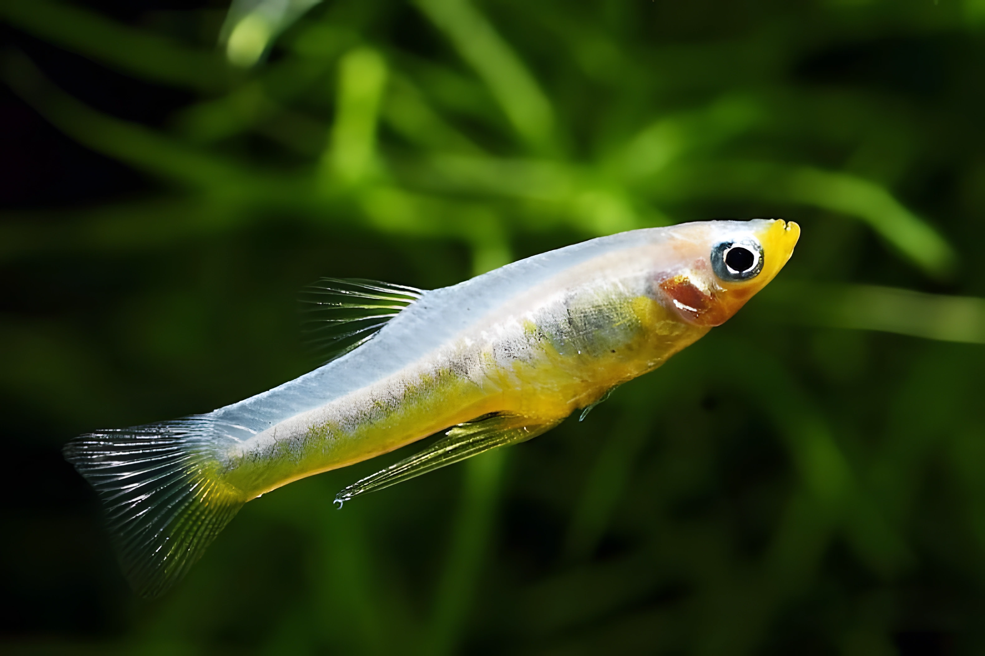 Fotografía del pez de acuario Girardinus Metallicus