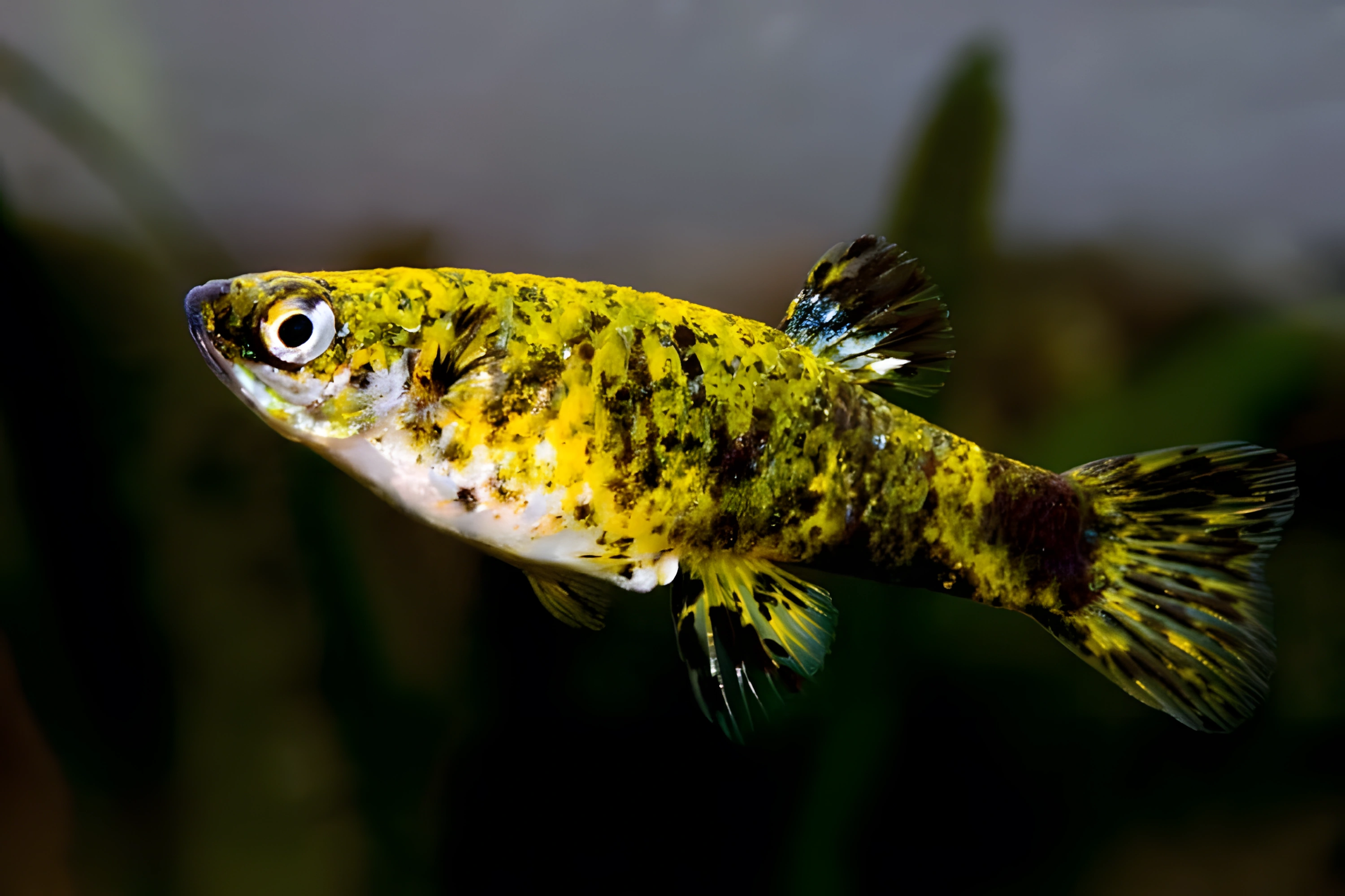 Fotografía del pez de acuario Girardinus