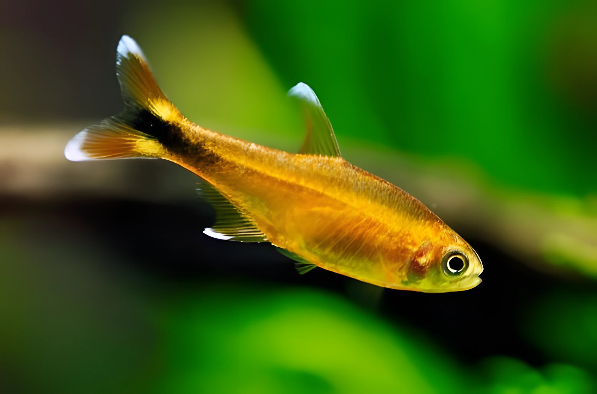 Fotografía del pez de acuario Hasemania