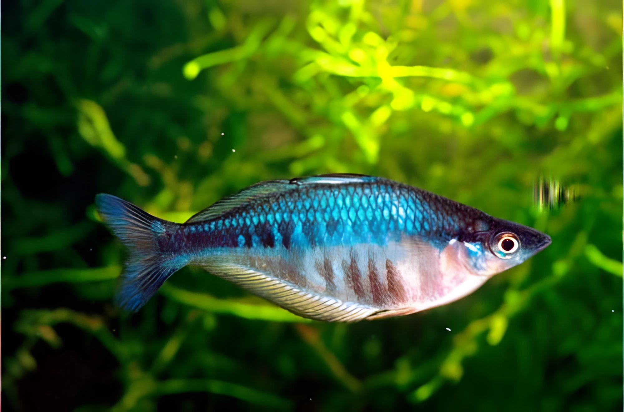 Fotografía del pez de acuario Pez arcoíris de Axelrod