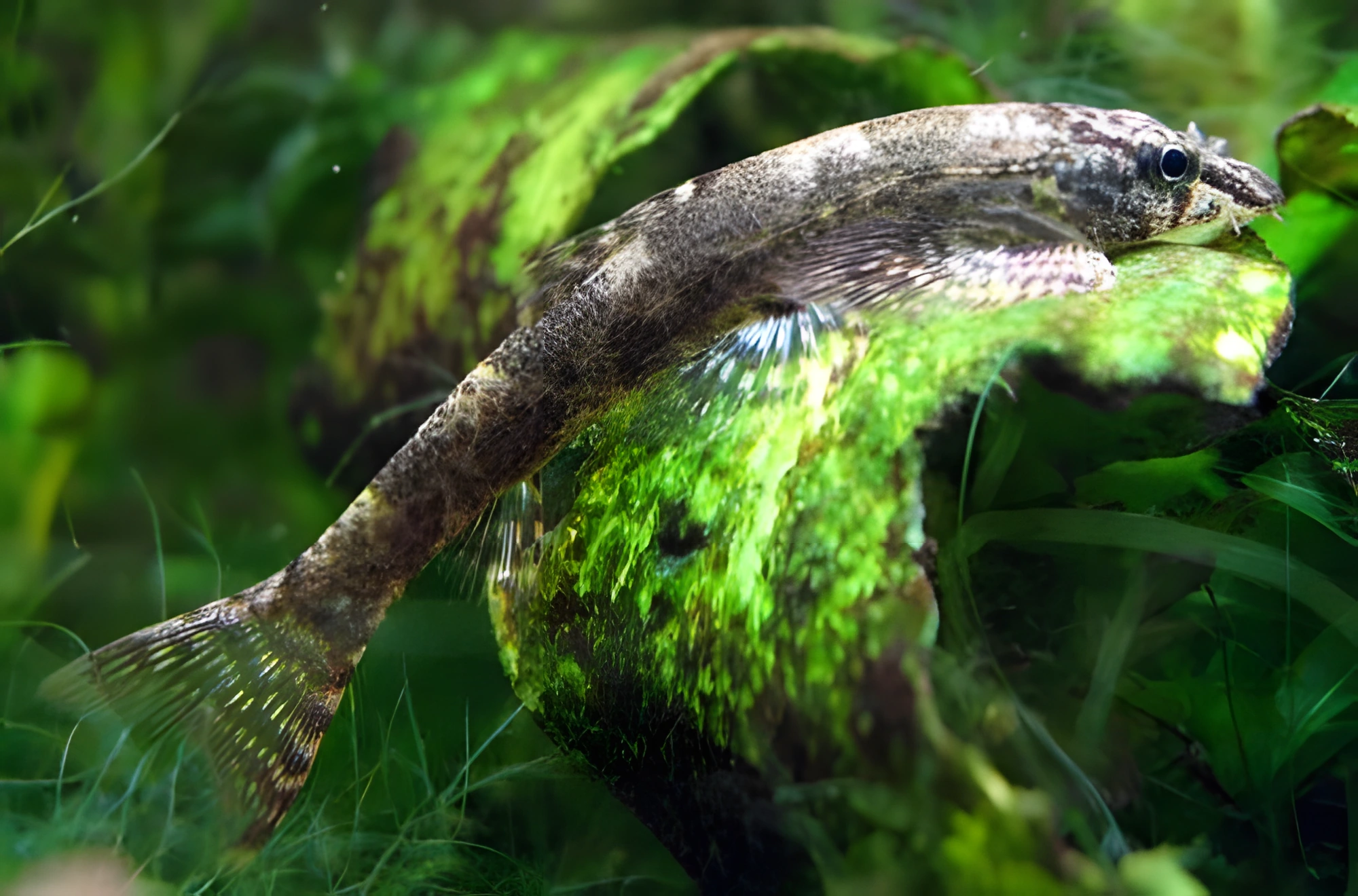 Fotografía del pez de acuario Homaloptera de Smith