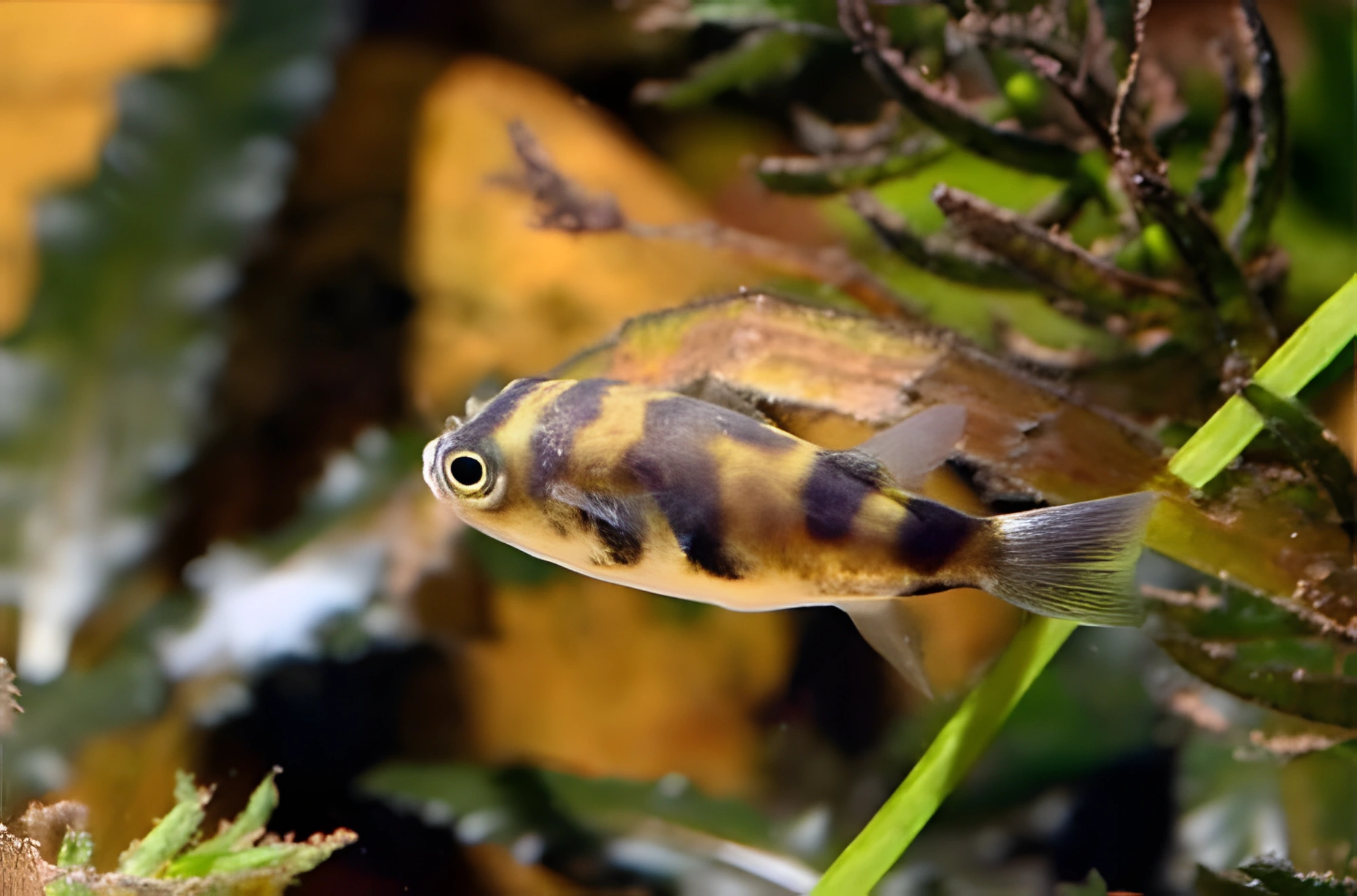 Fotografía del pez de acuario Pez globo amazónico