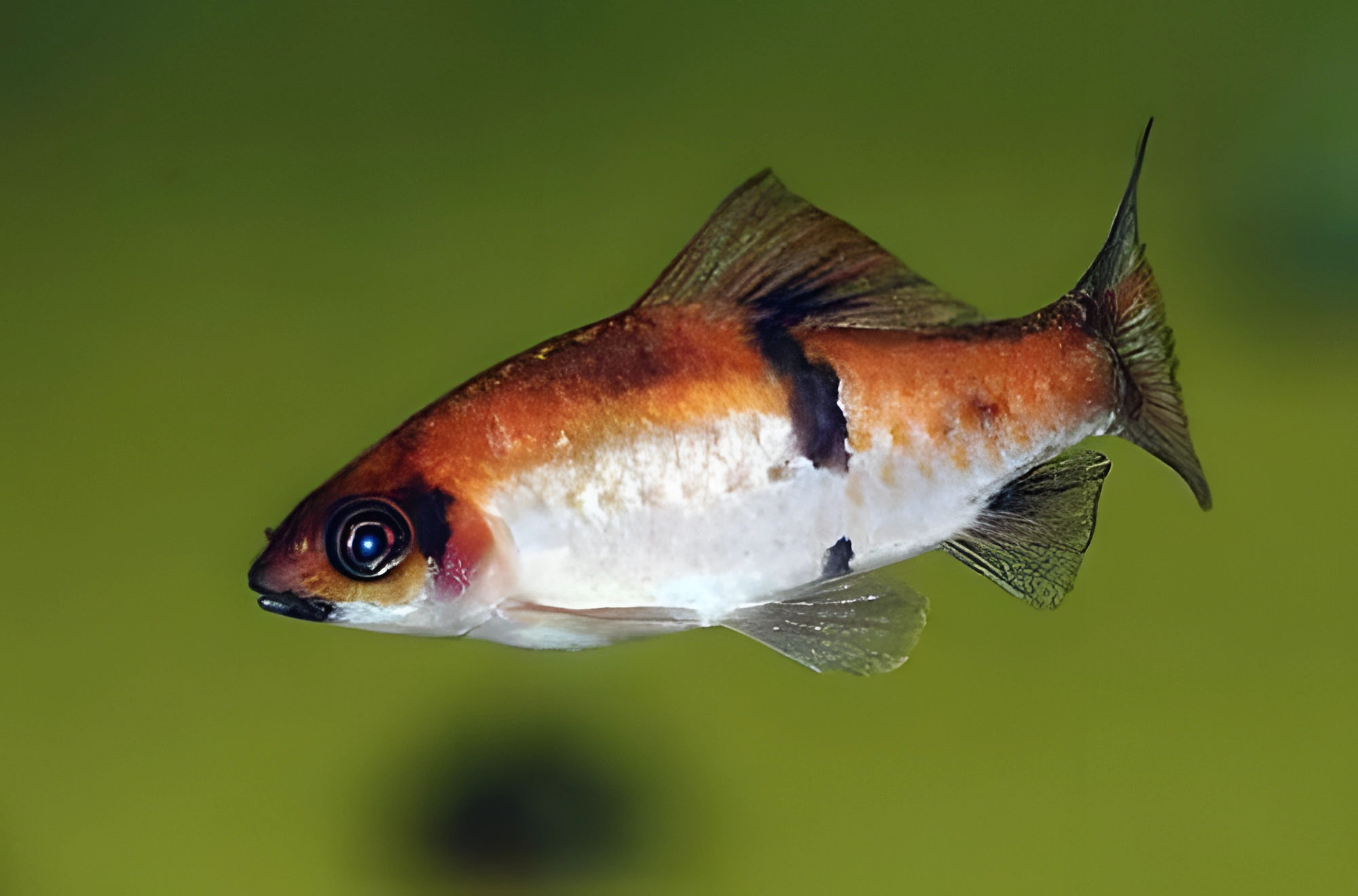 Fotografía del pez de acuario Barbo indio rayado