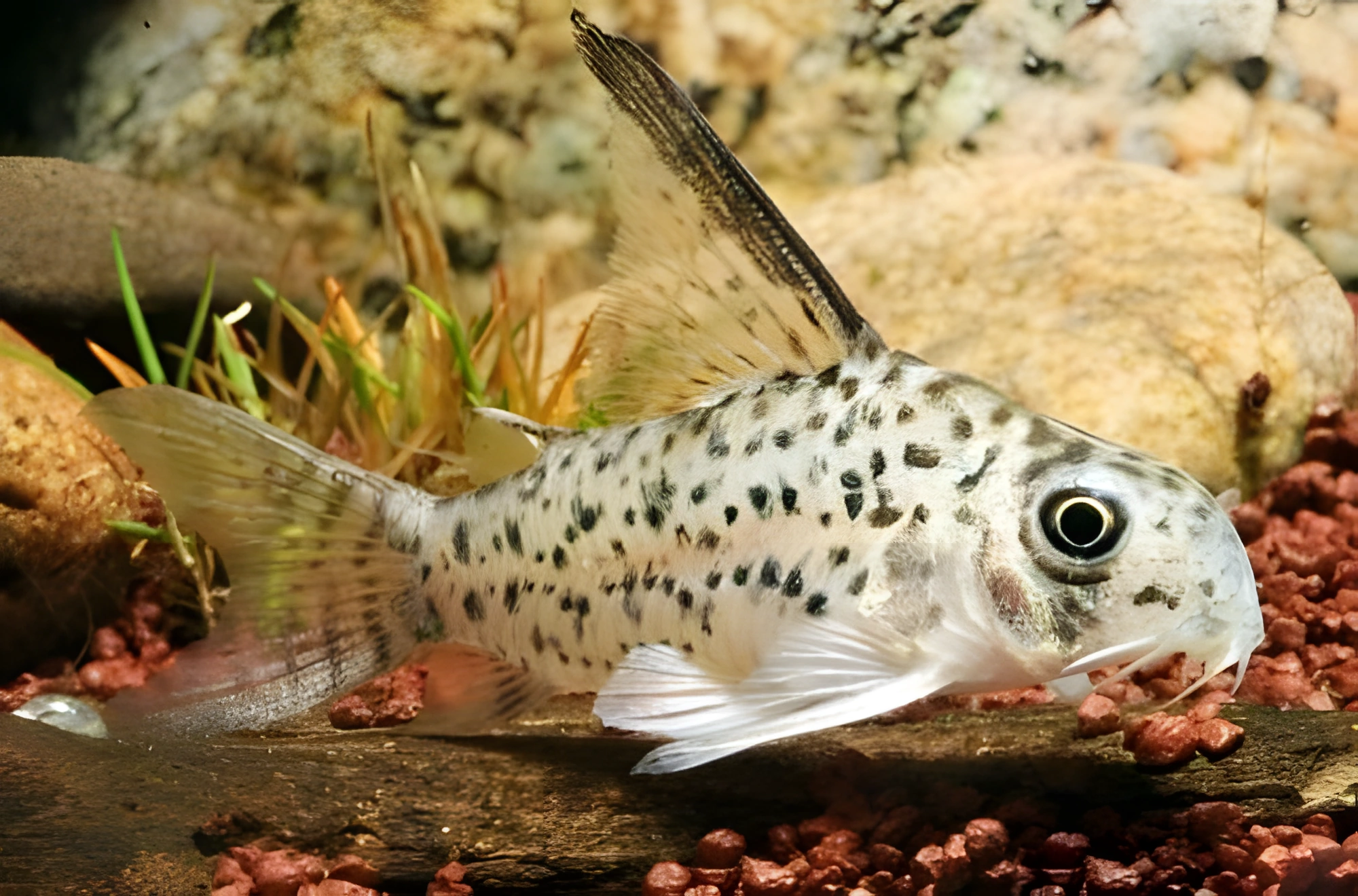 Fotografía del pez de acuario Coridora acorazada