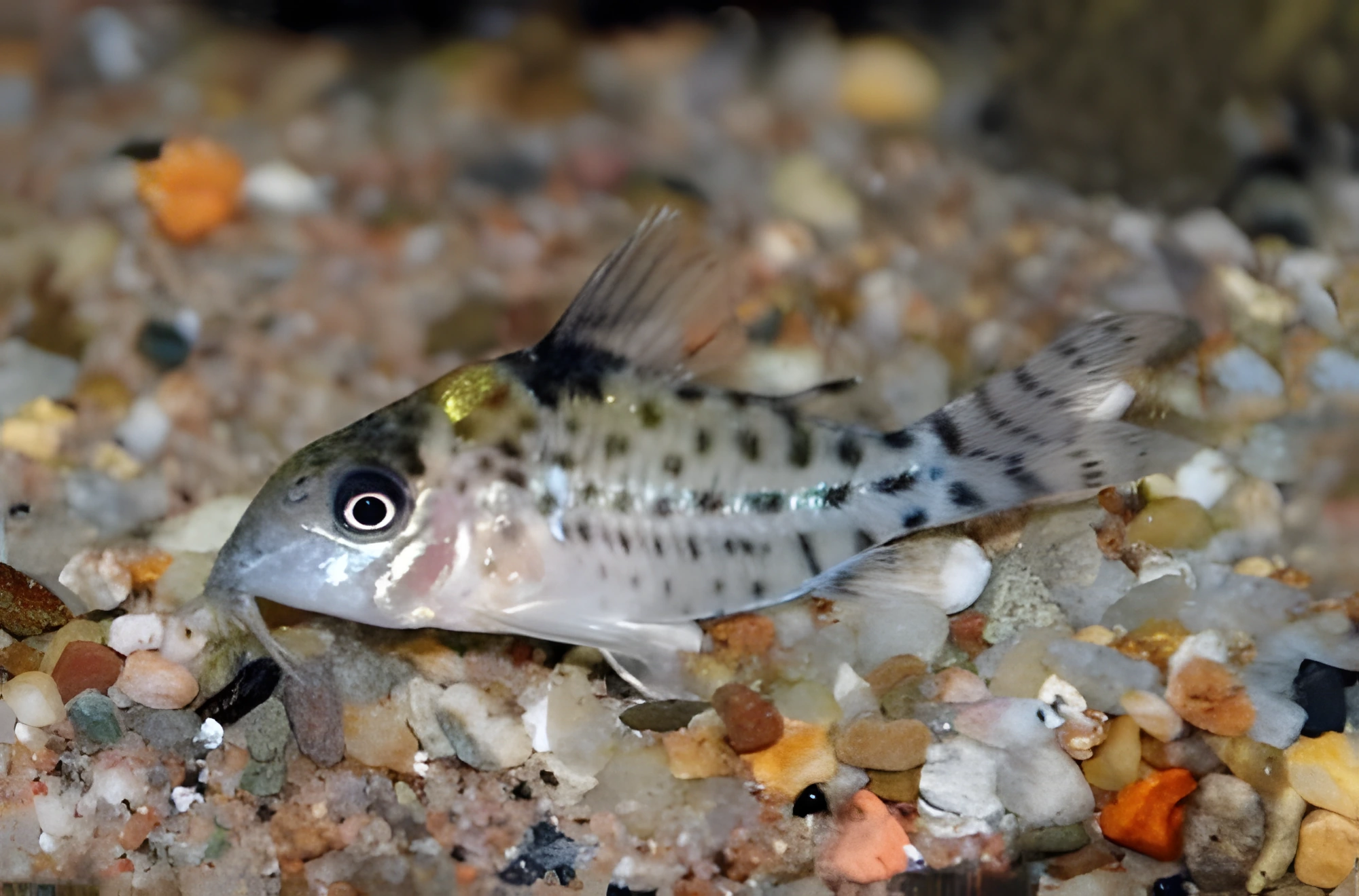 Fotografía del pez de acuario Corydoras ambiacus