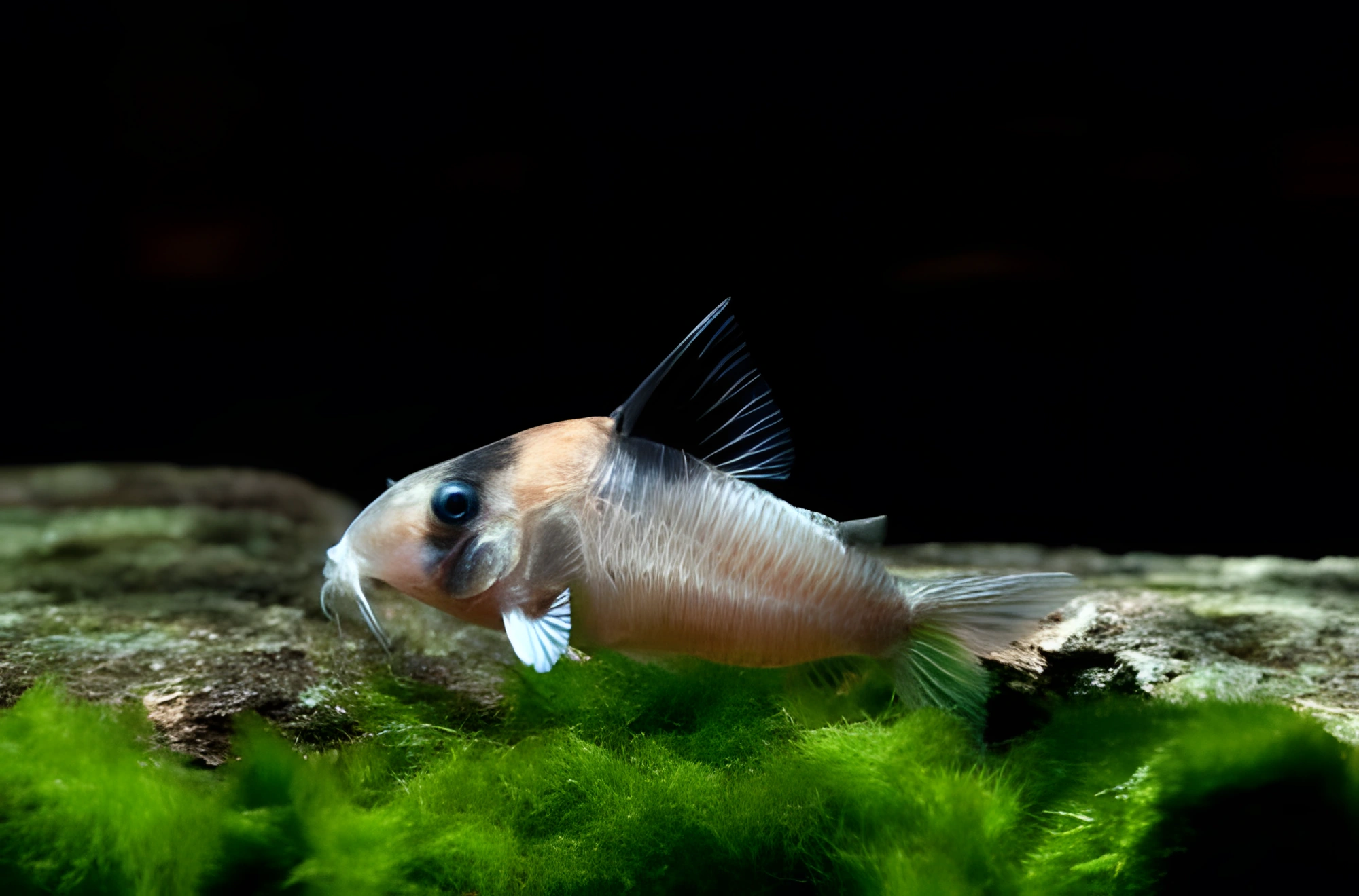 Fotografía del pez de acuario Corydoras de Burgess