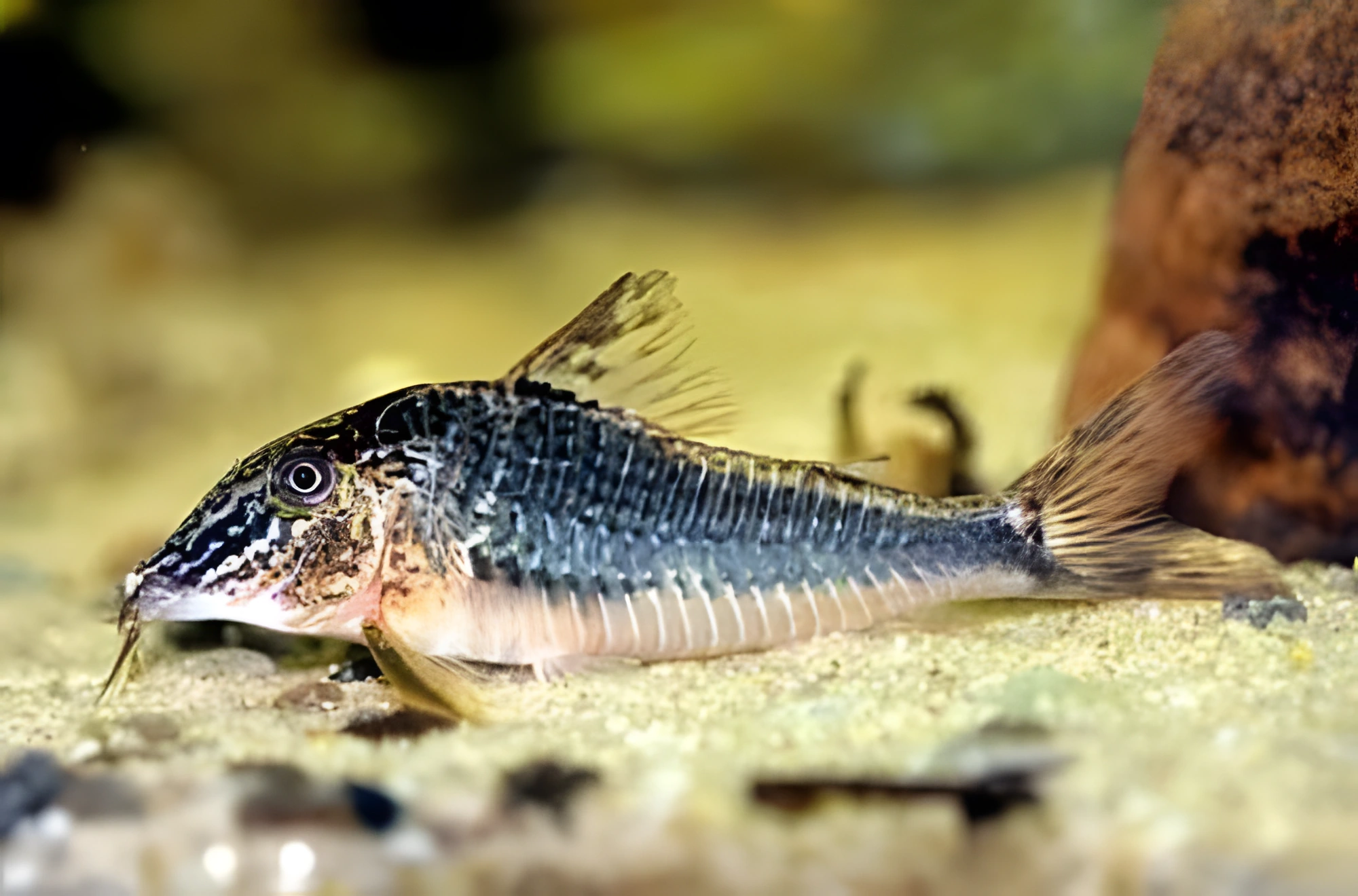 Fotografía del pez de acuario Corydoras semiaquilus