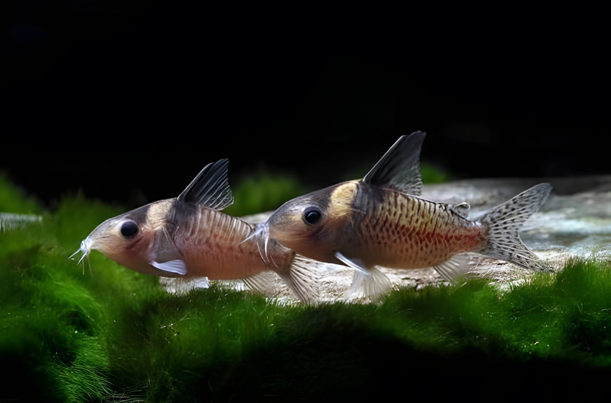 Fotografía del pez de acuario Corydoras cerdo