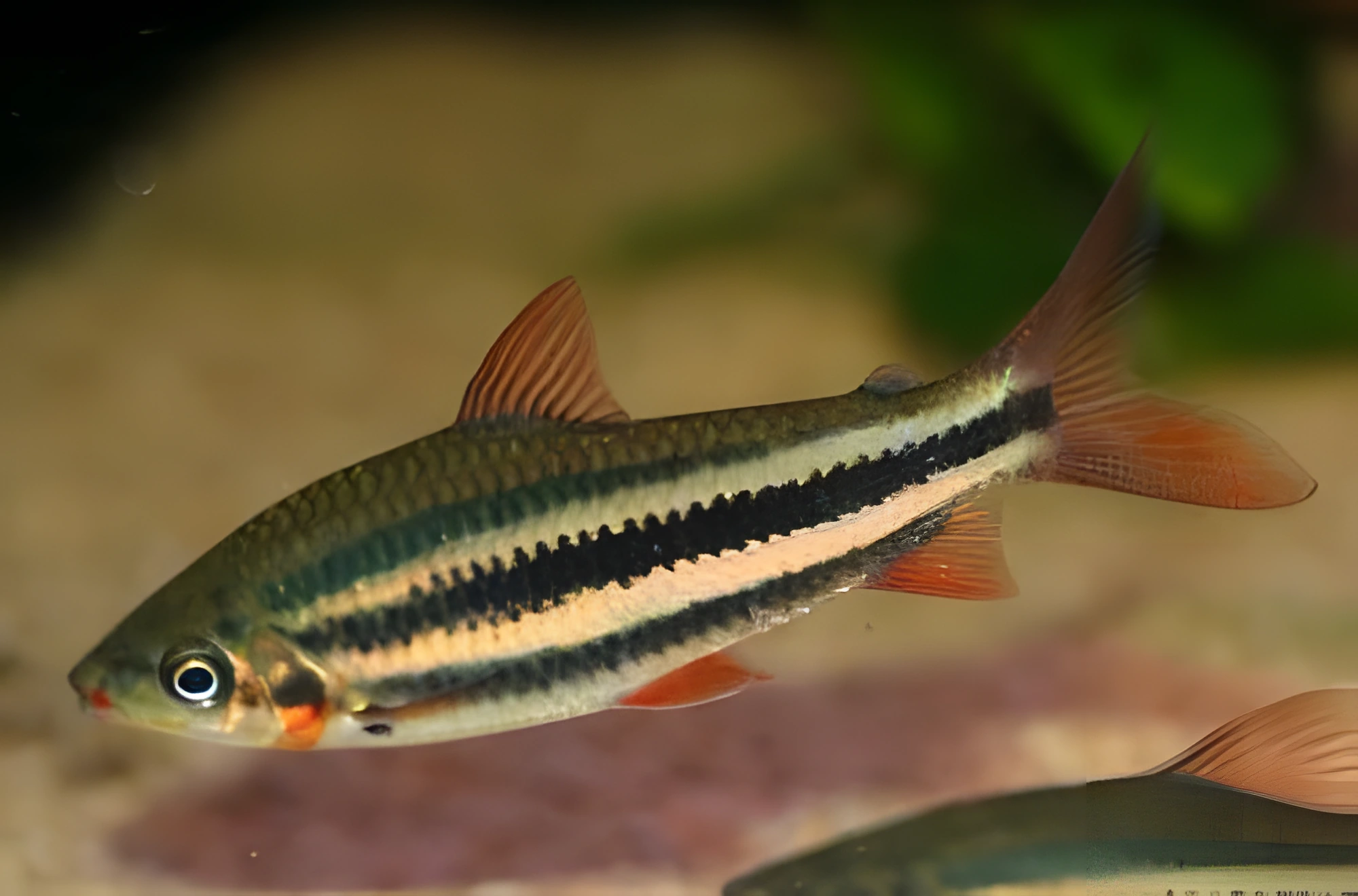 Fotografía del pez de acuario Leporinus arcus