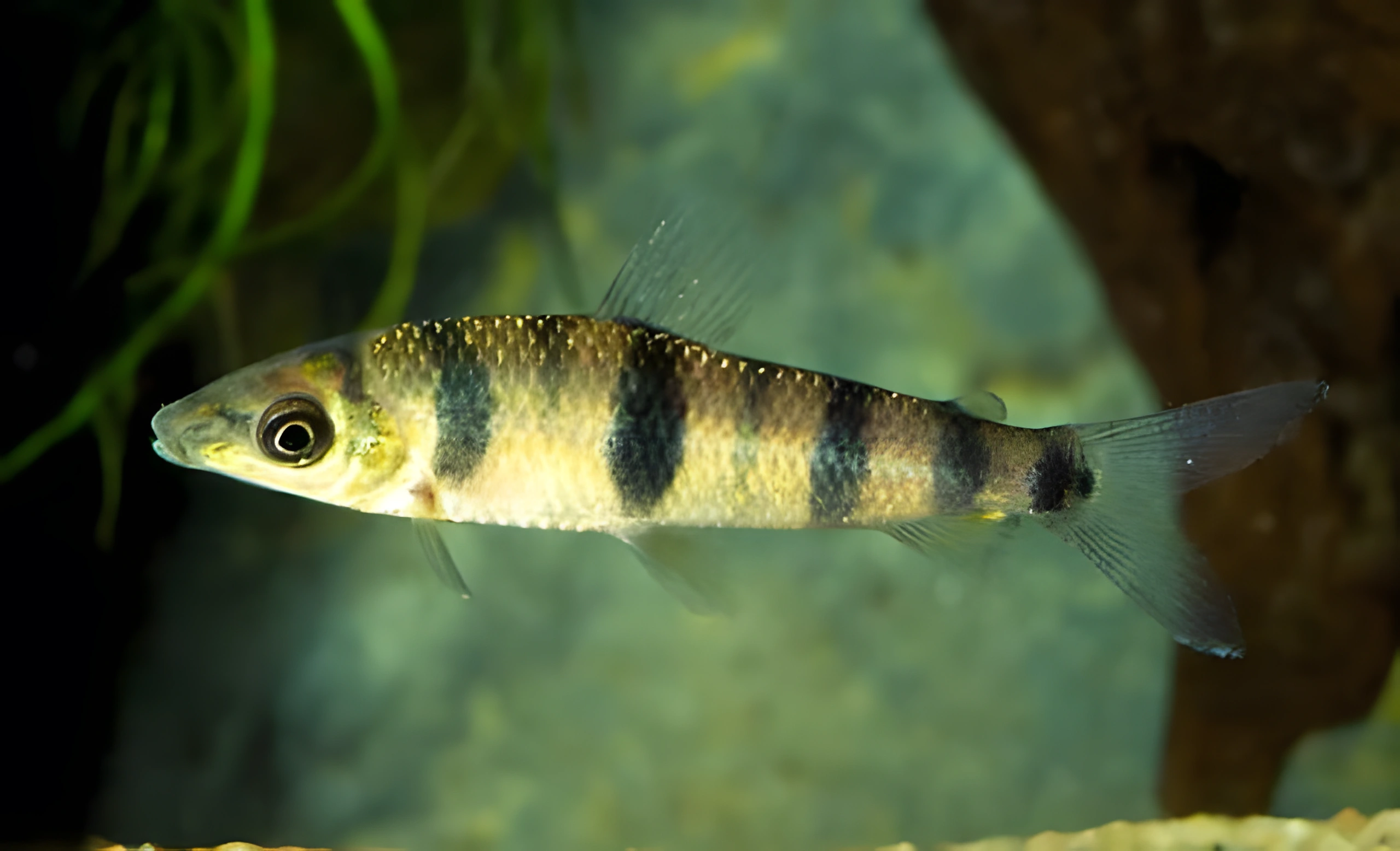 Fotografía del pez de acuario Leporinus de Pellegrin