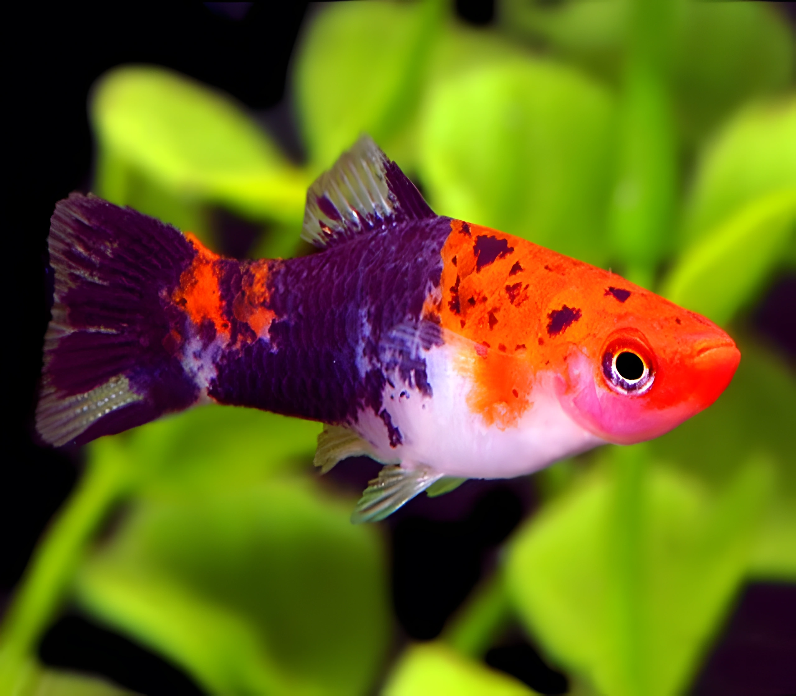 Fotografía del pez de acuario Pez espada calicó