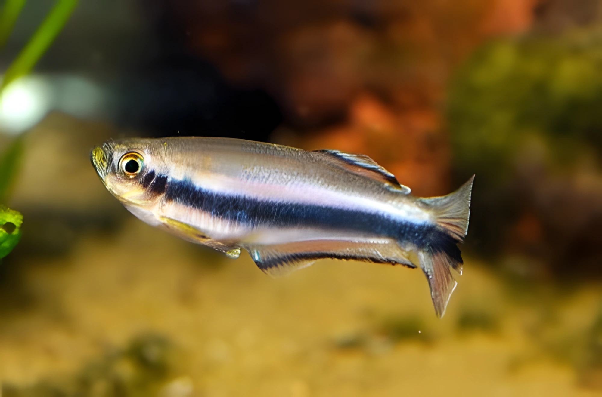 Fotografía del pez de acuario Mimagoniates barberi