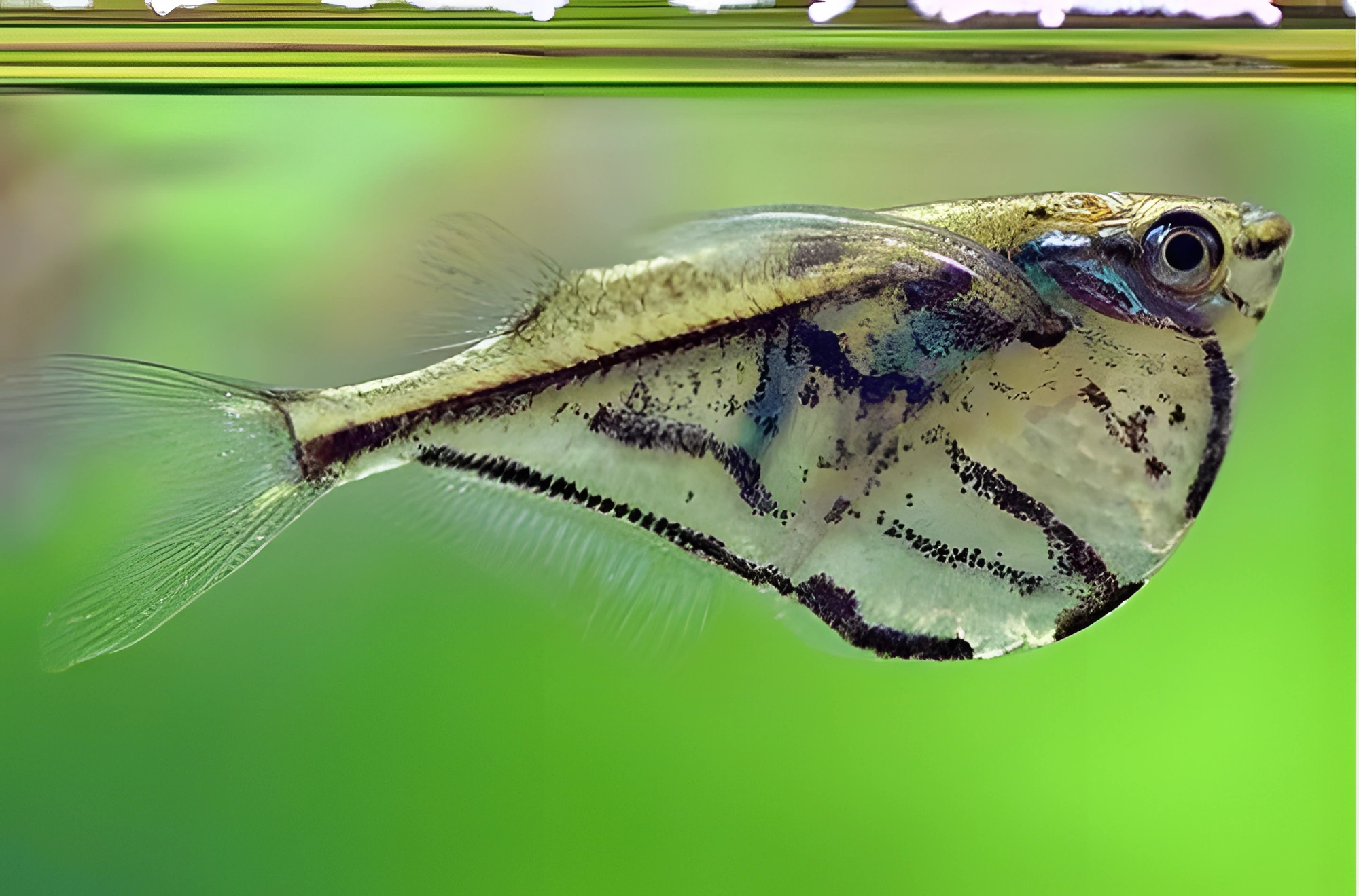 Fotografía del pez de acuario Carnegiella
