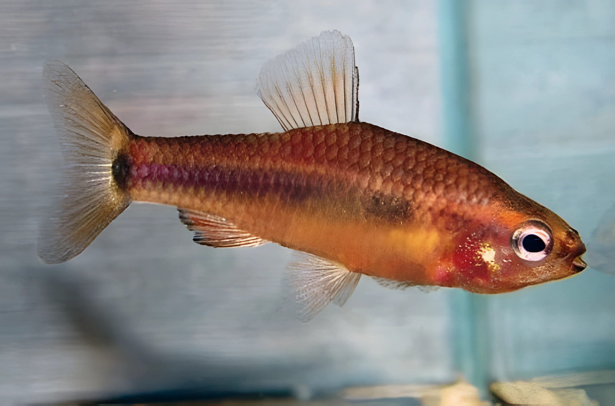 Fotografía del pez de acuario Neolebias de Ansorge