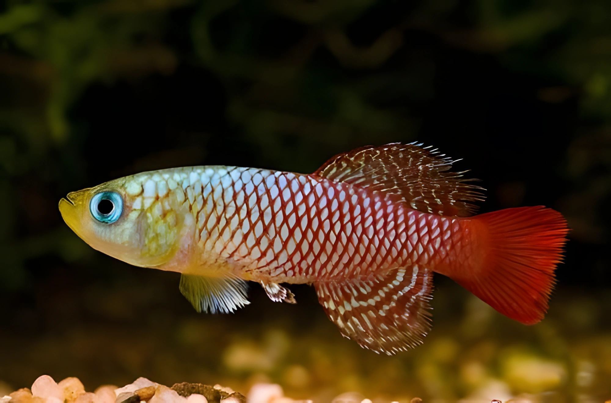 Fotografía del pez de acuario Nothobranchius palmqvisti