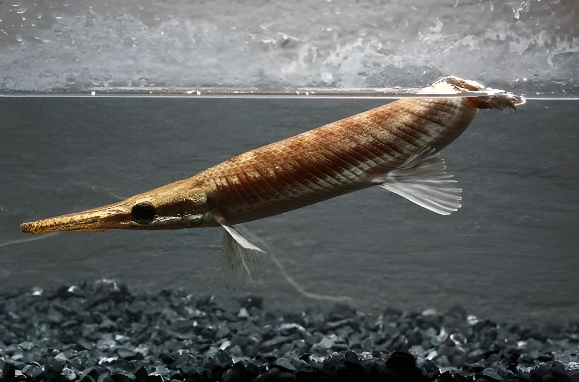Fotografía del pez de acuario Pez caimán