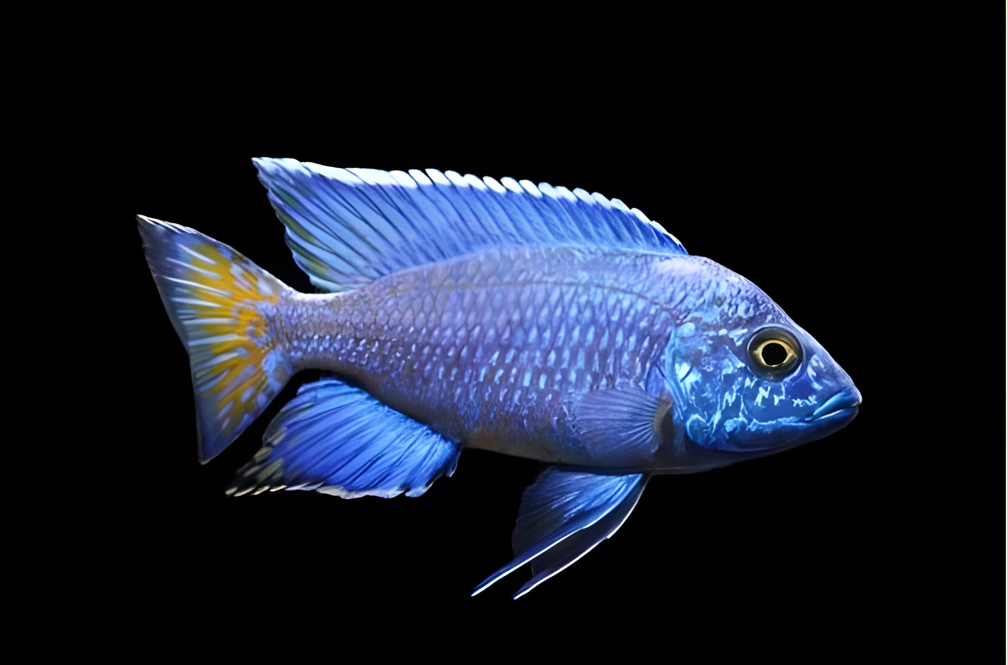 Fotografía del pez de acuario Aulonocara stuartgranti