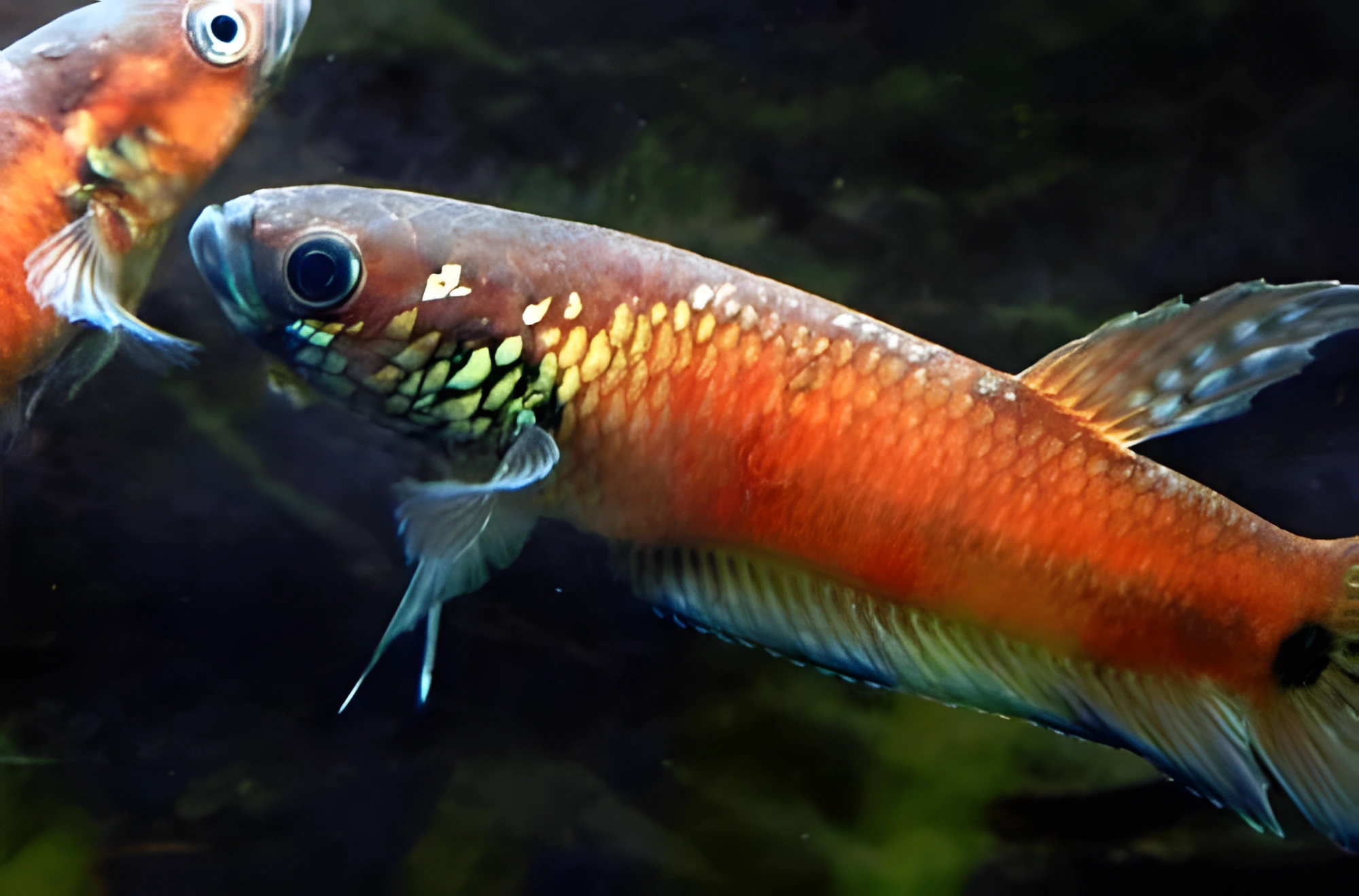 Fotografía del pez de acuario Betta gladiator