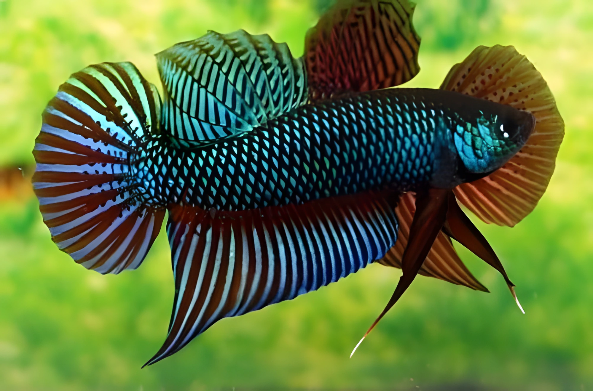 Fotografía del pez de acuario Pez Betta Mahachai