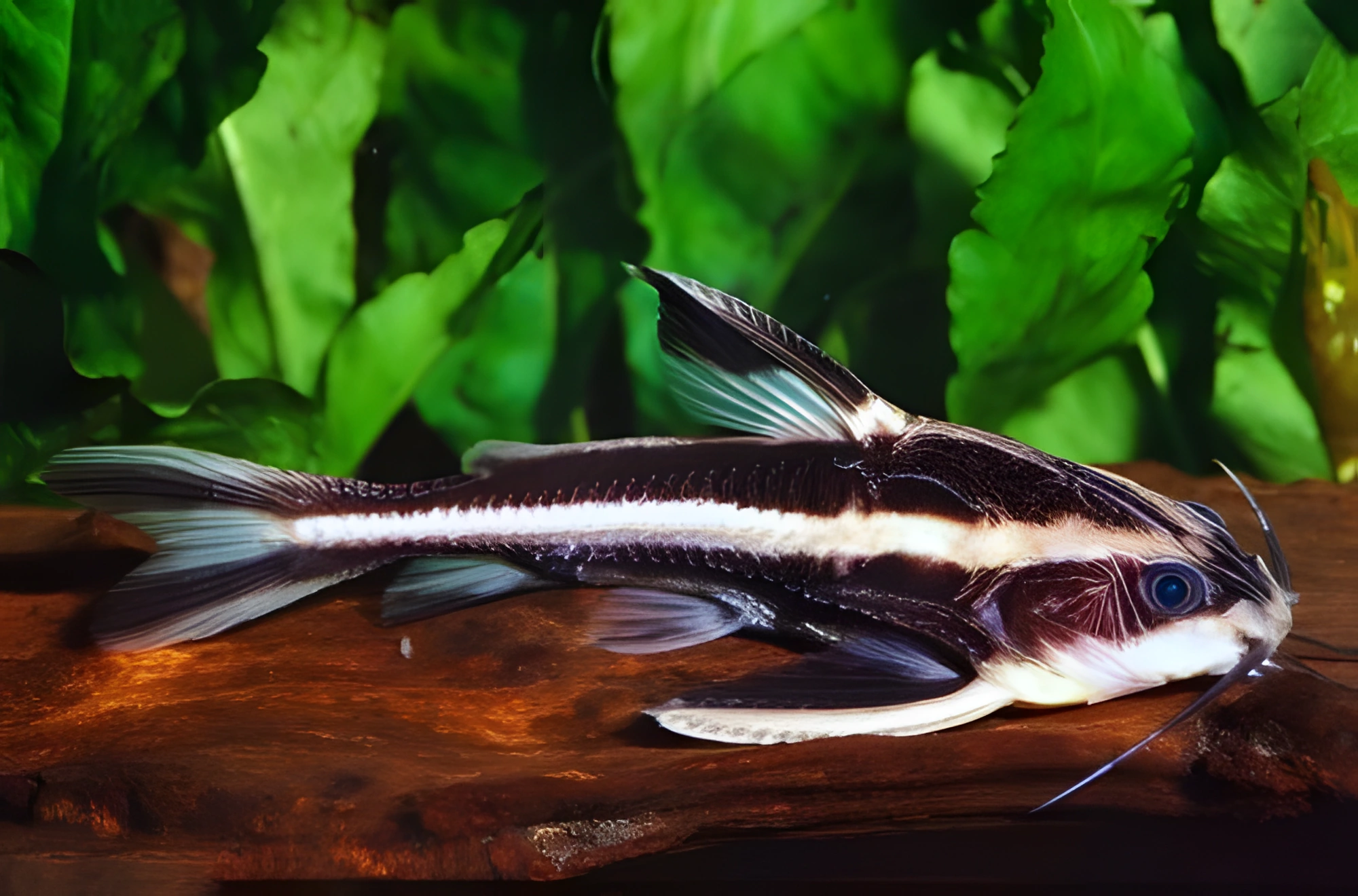 Fotografía del pez de acuario Platydoras