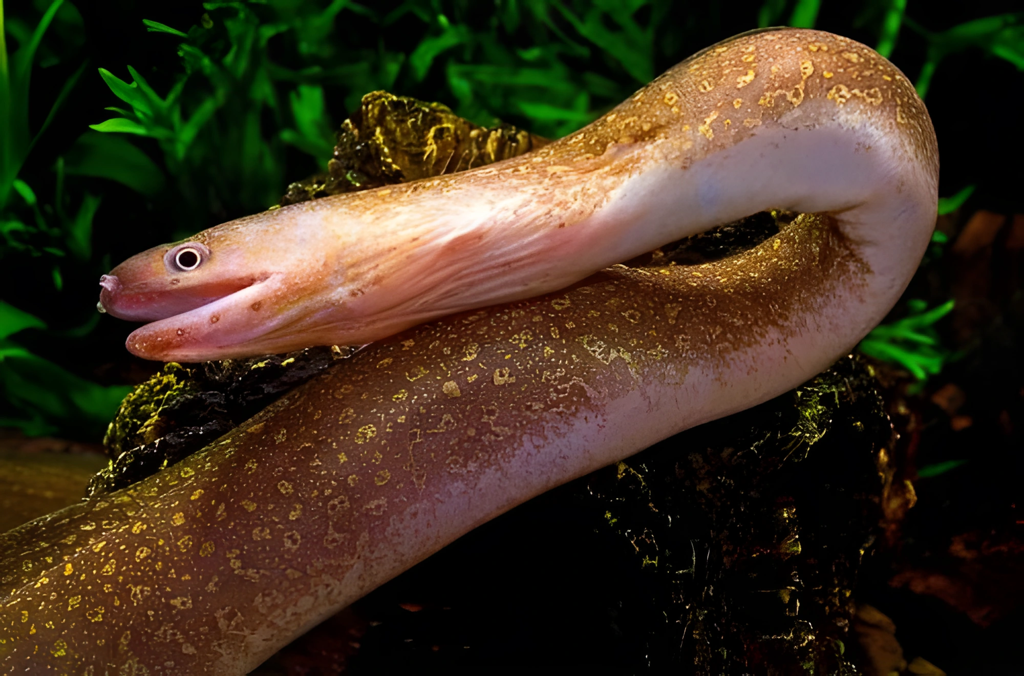 Fotografía del pez de acuario Morena de agua dulce