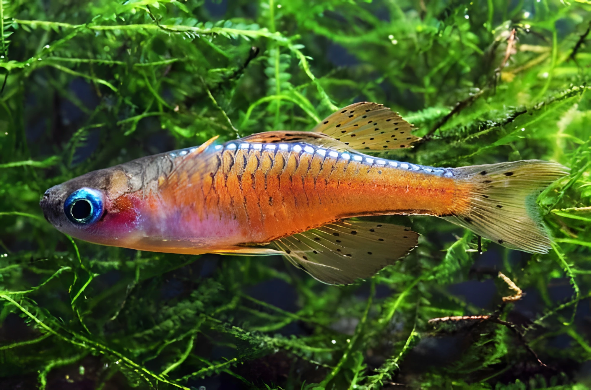 Fotografía del pez de acuario Pseudomugil paskai