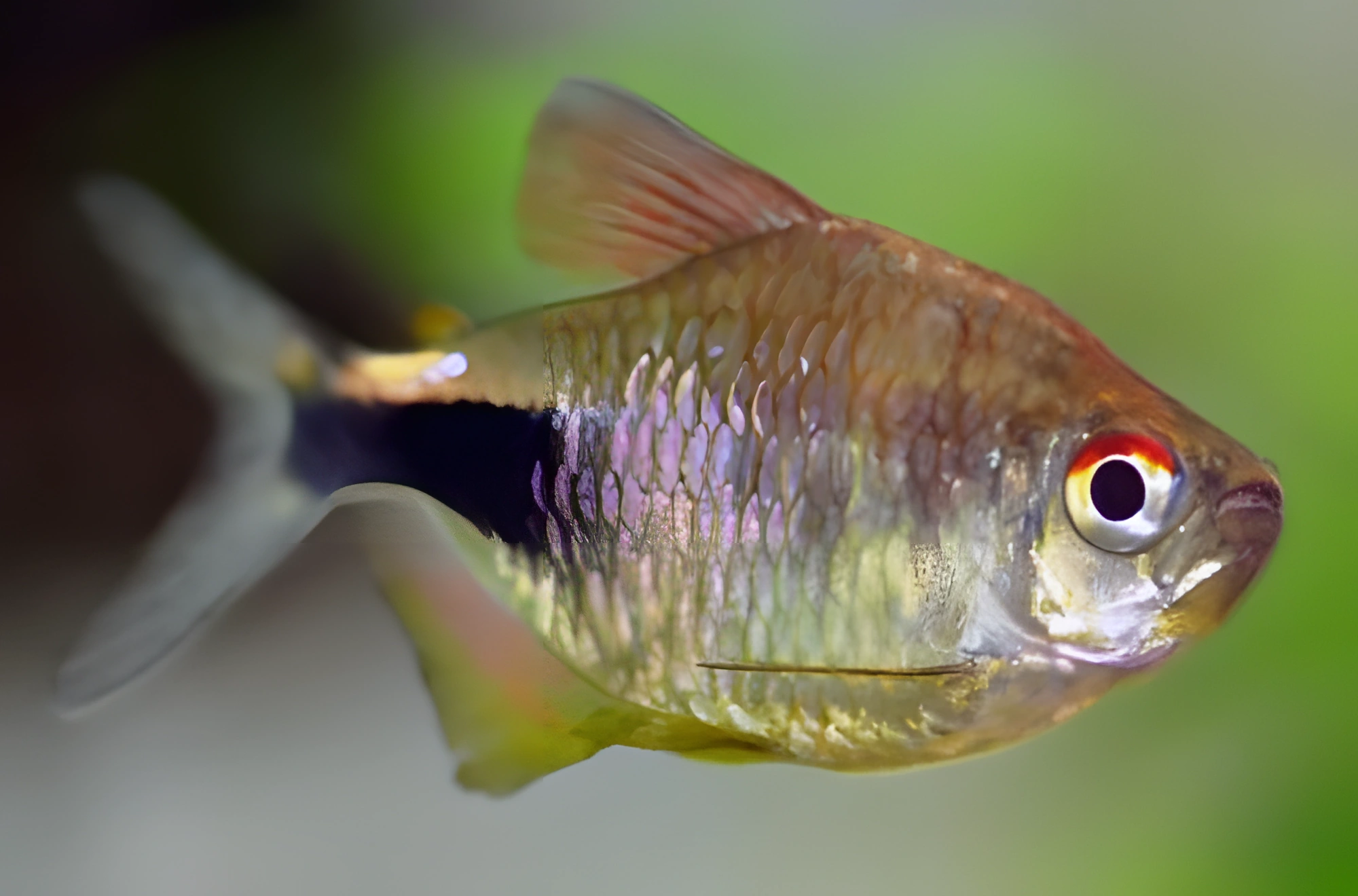 Fotografía del pez de acuario Pulcher