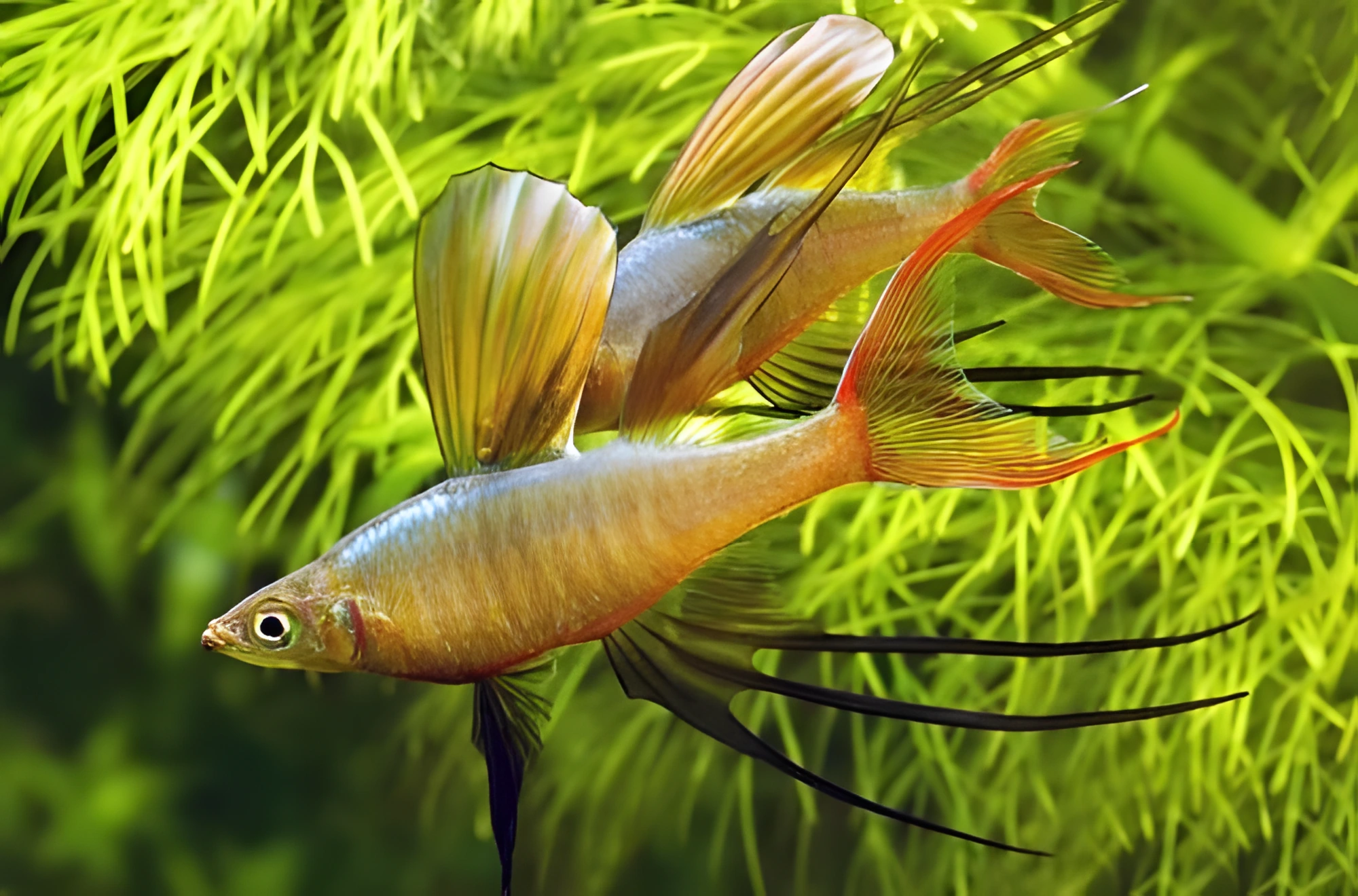 Fotografía del pez de acuario Pez arcoíris de Werner