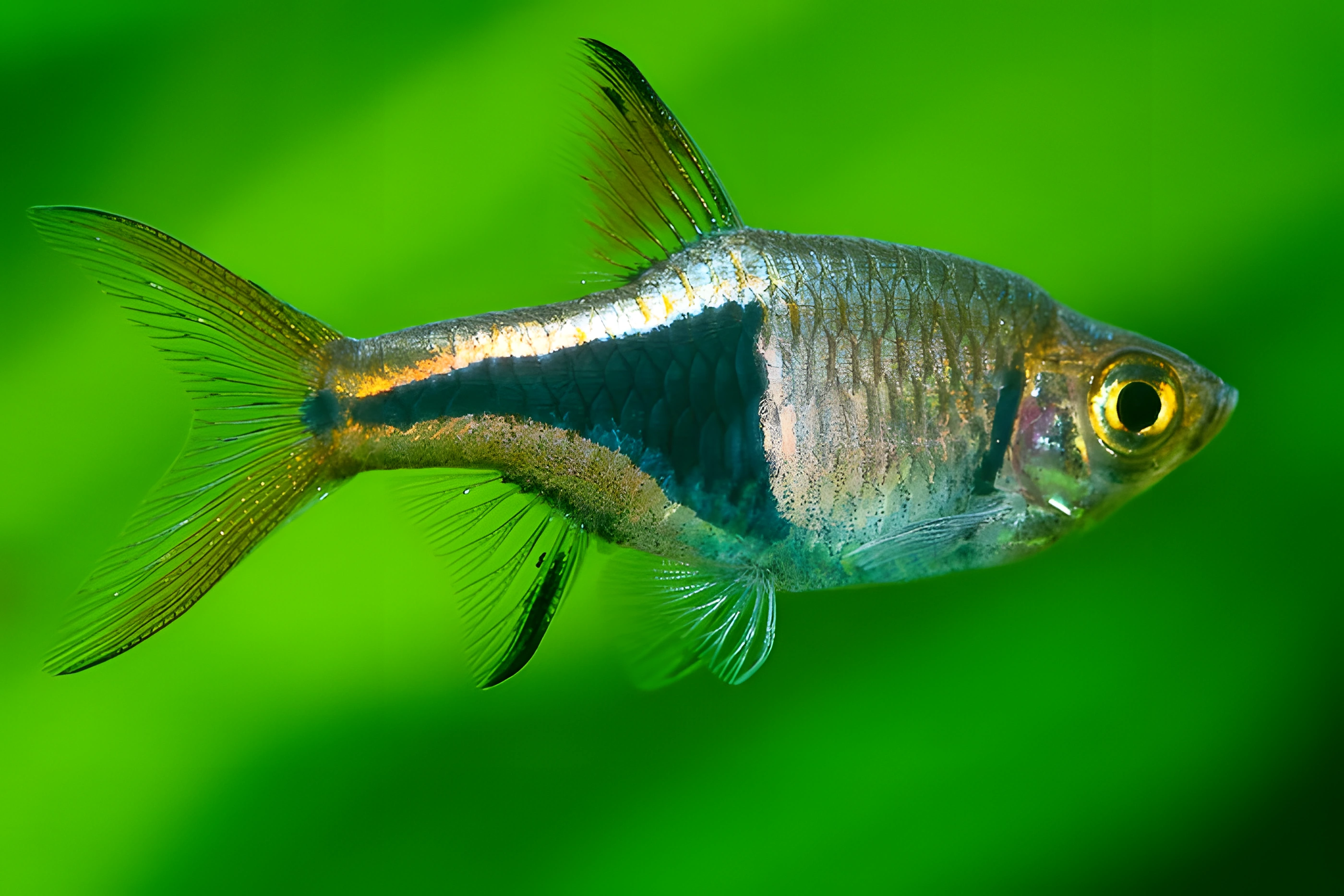 Photo of aquarium fish Harlequin Rasbora